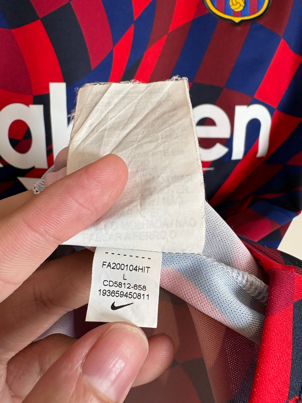 Jersey original prematch 20/21 FC Barcelona