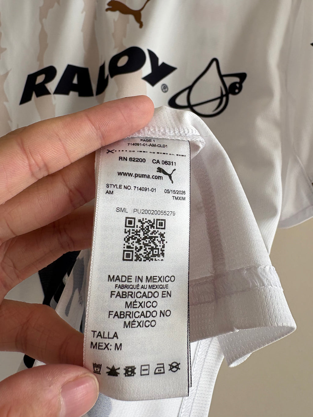 Jersey visitante Pumas UNAM 2026/27