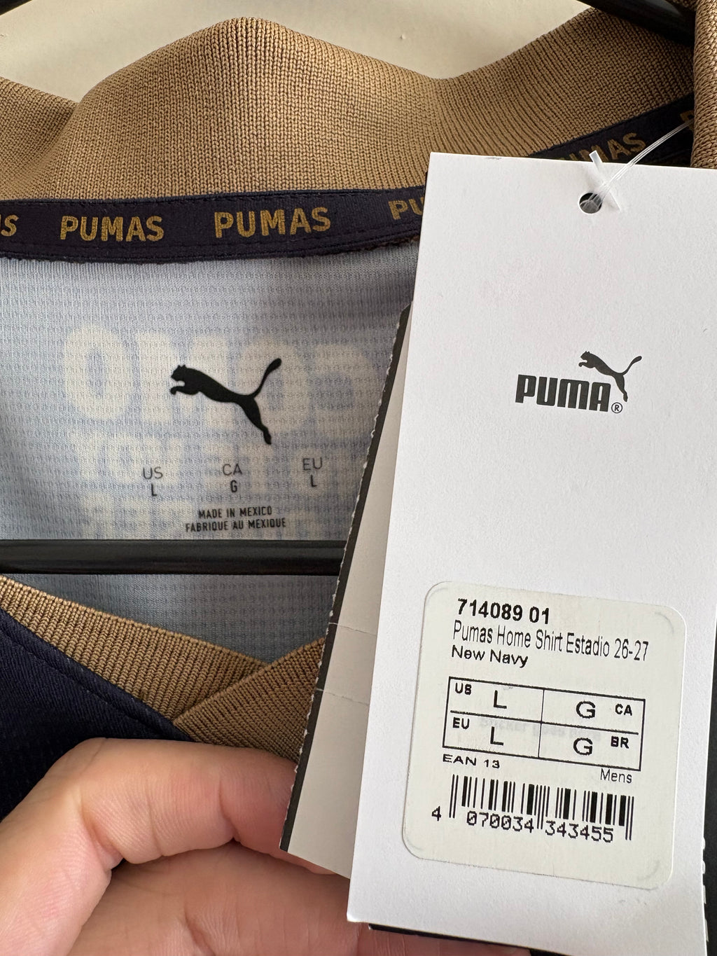 Jersey local Pumas UNAM 2026/27