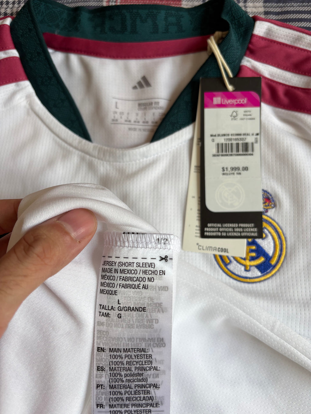 Jersey local Real Madrid 26/27 (PARA MUJER)