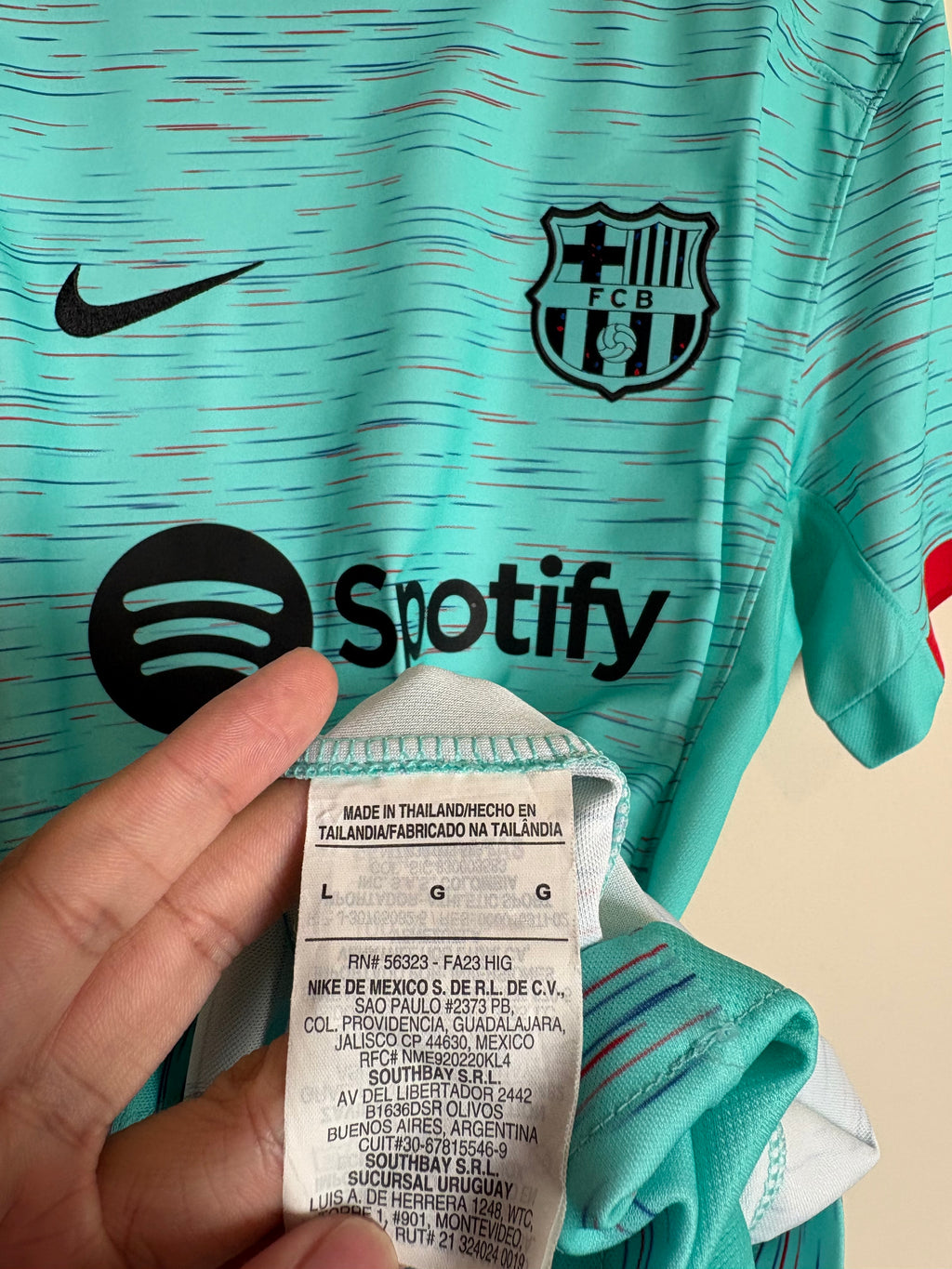 Jersey original tercera equipación 23/24 FC Barcelona