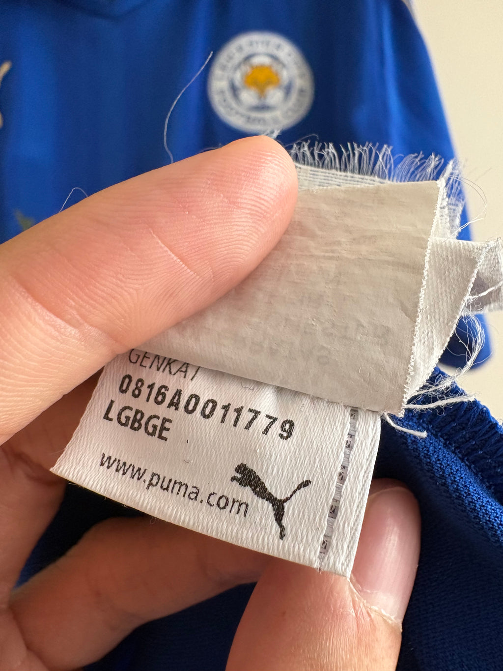 Jersey local Leicester City 16/17