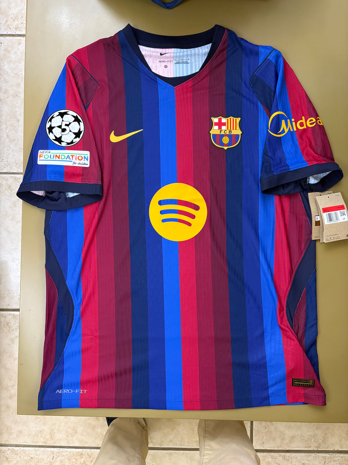 Jersey local FC Barcelona 26/27 CUBARSI CHAMPIONS LEAGUE