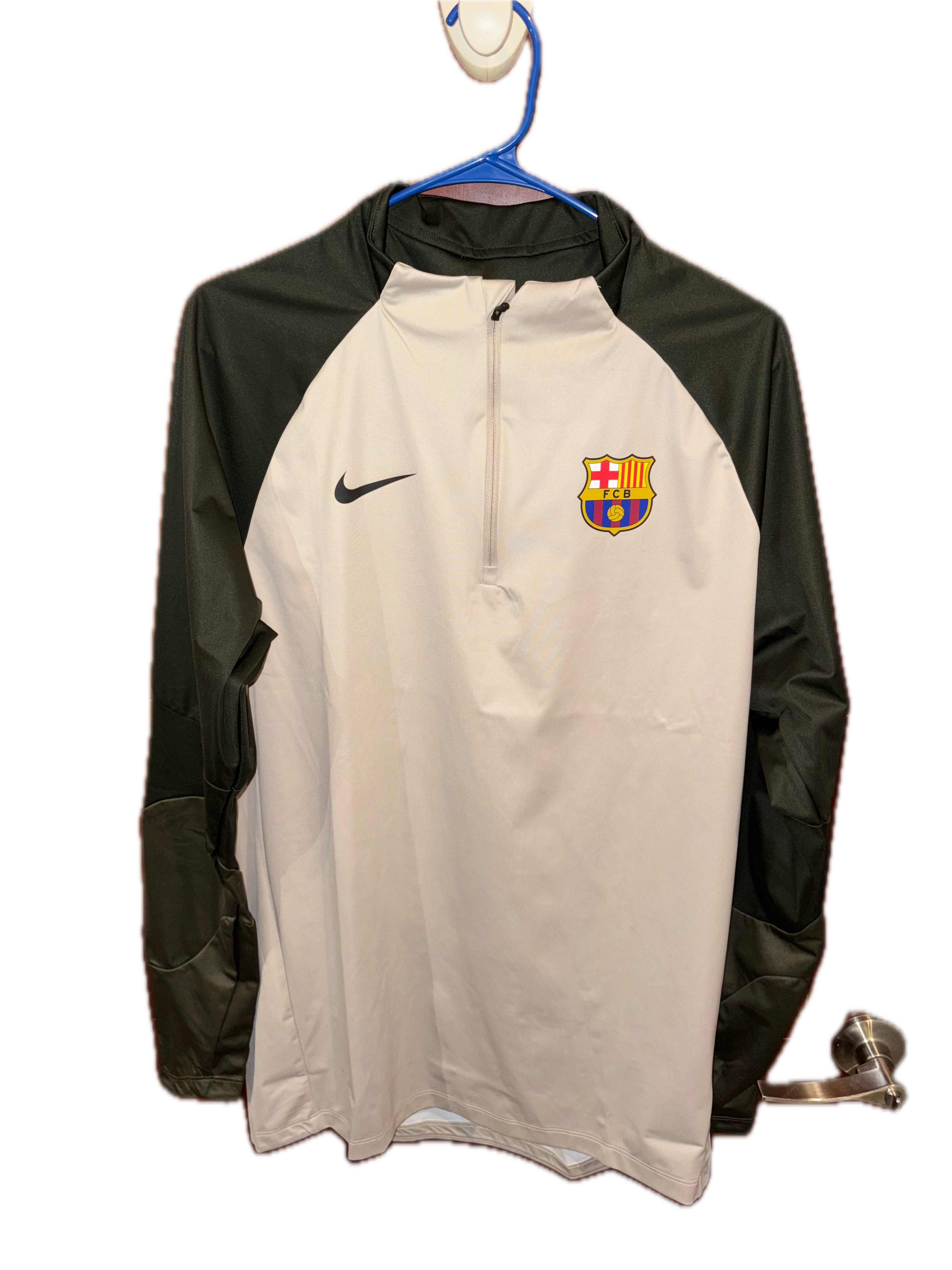 Sudadera de entrenamiento impermeable con cierre 1/4 (Storm-fit) FC Barcelona