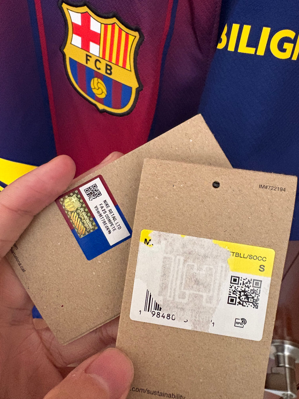 Jersey local FC Barcelona 25/26 (PEDRI)