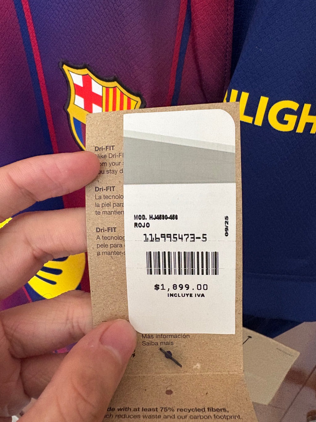 Jersey local FC Barcelona 25/26 (PEDRI)