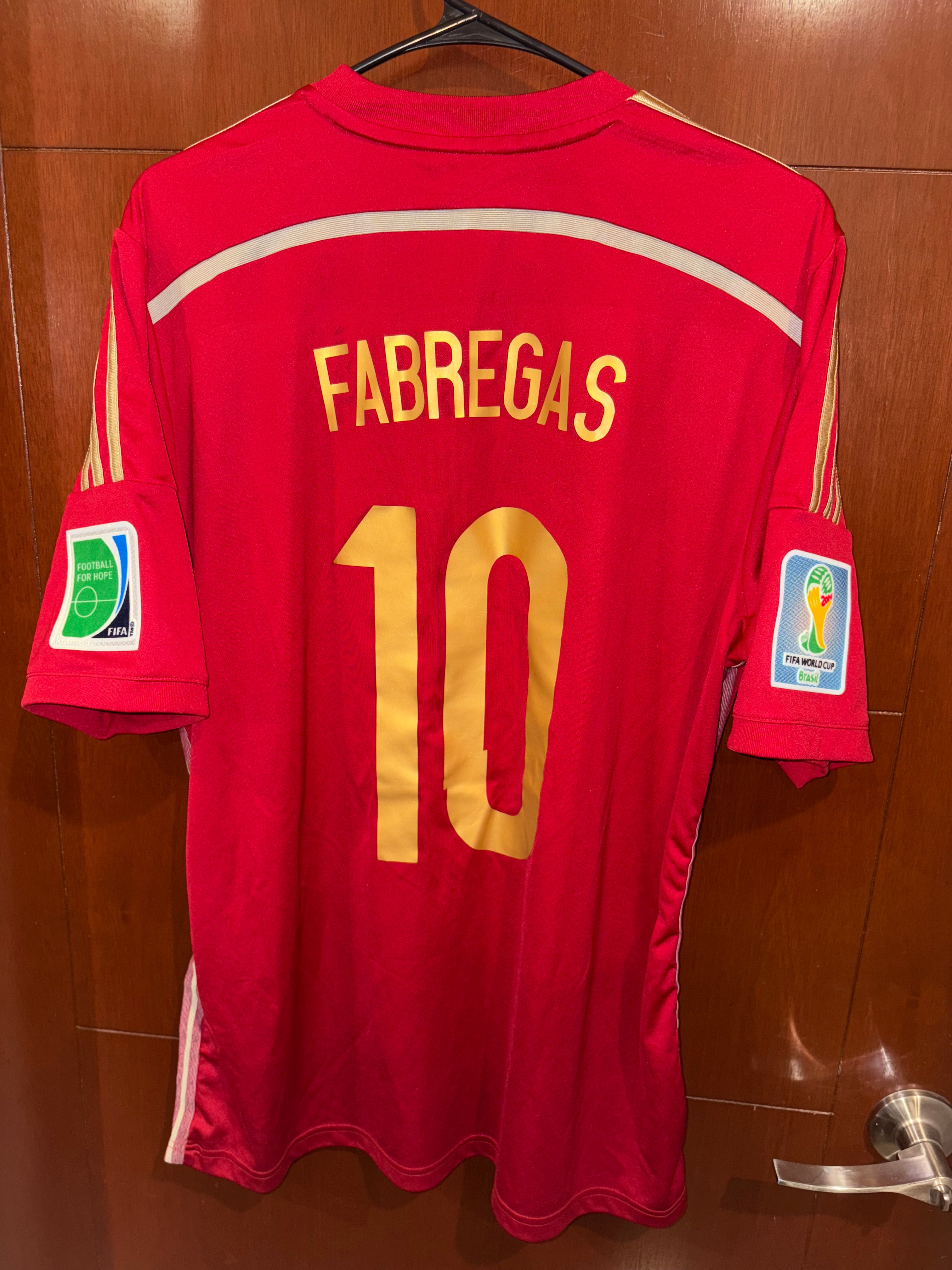 Jersey local Selección Nacional de España 2014 (FABREGAS)
