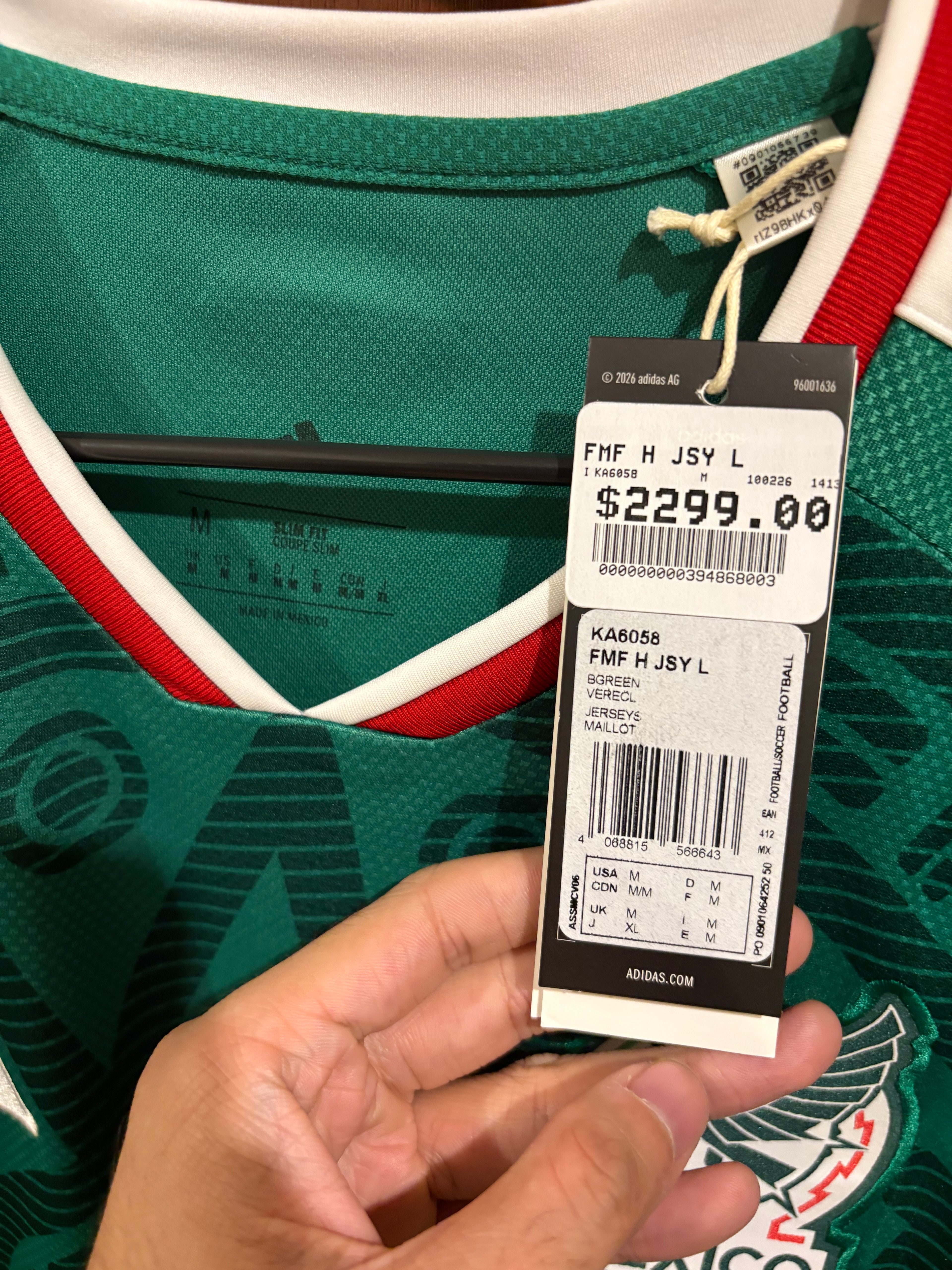 Jersey local Selección Nacional de México 2026 Long Sleeve