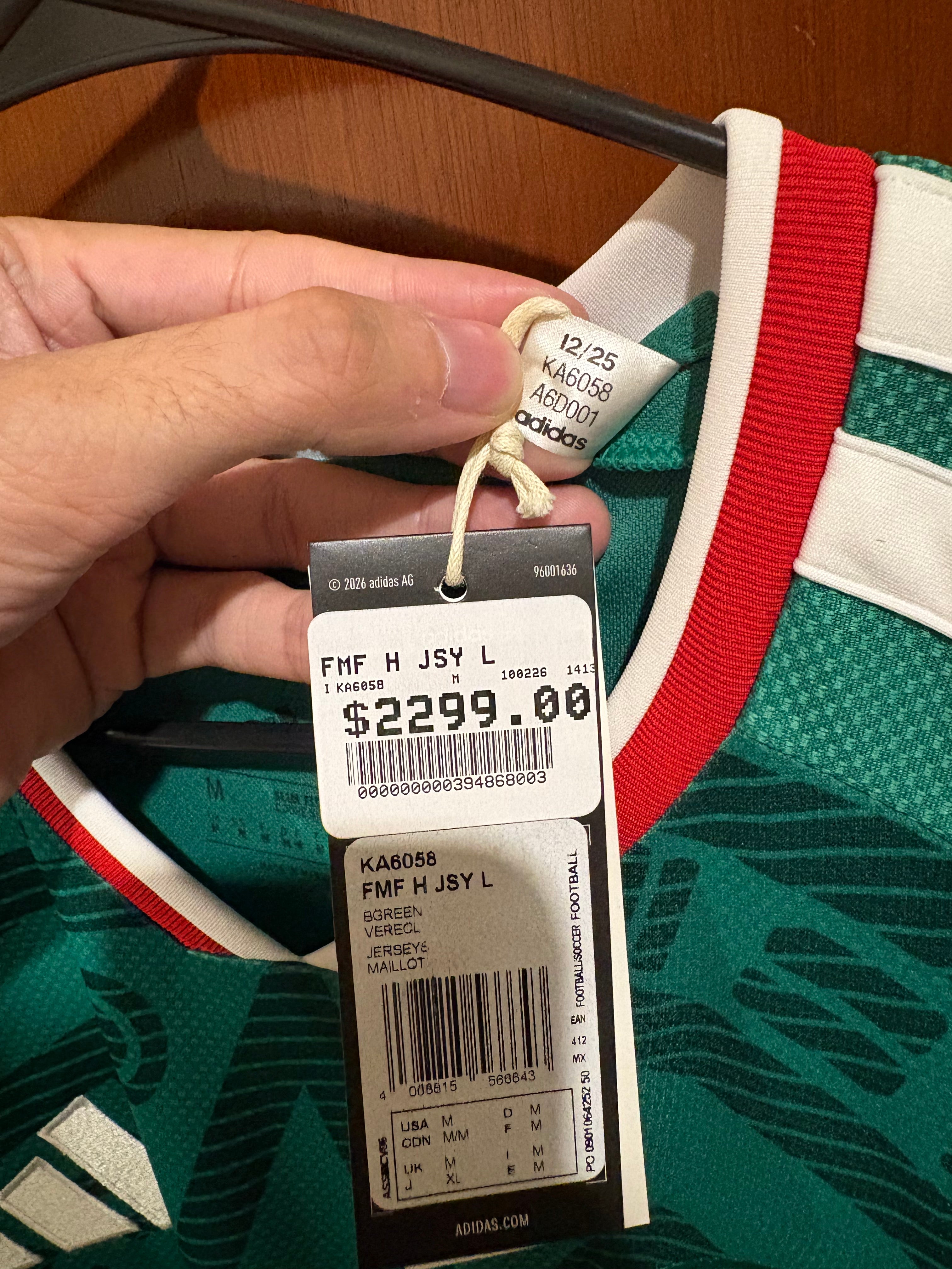 Jersey local Selección Nacional de México 2026 Long Sleeve