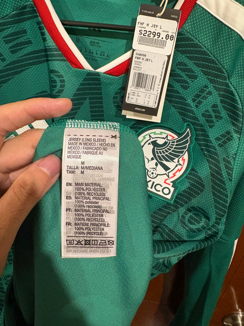 Jersey local Selección Nacional de México 2026 Long Sleeve