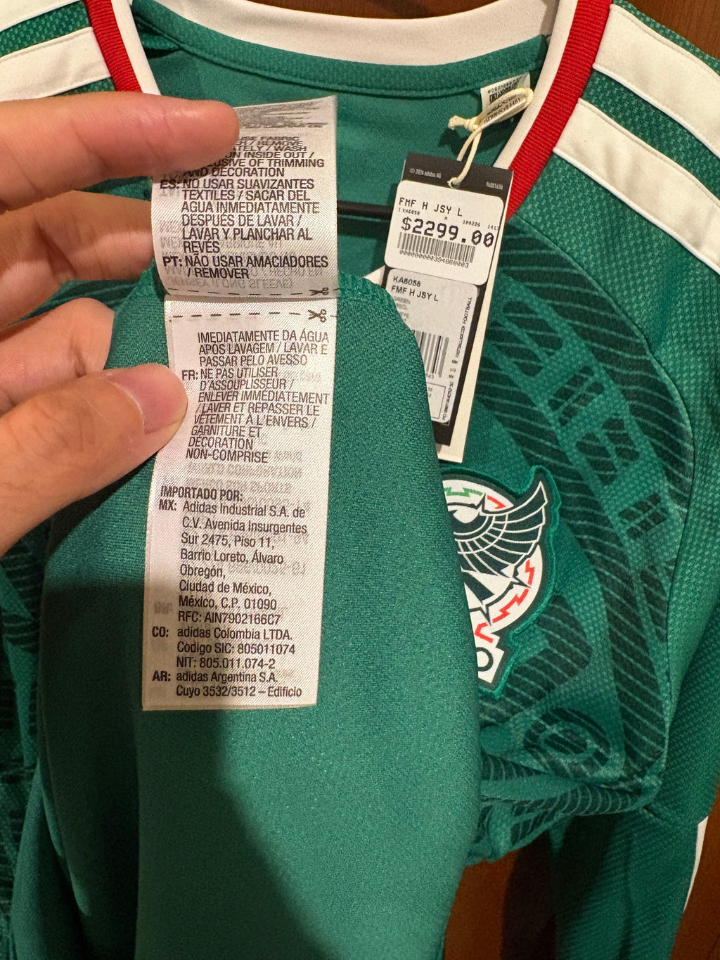 Jersey local Selección Nacional de México 2026 Long Sleeve