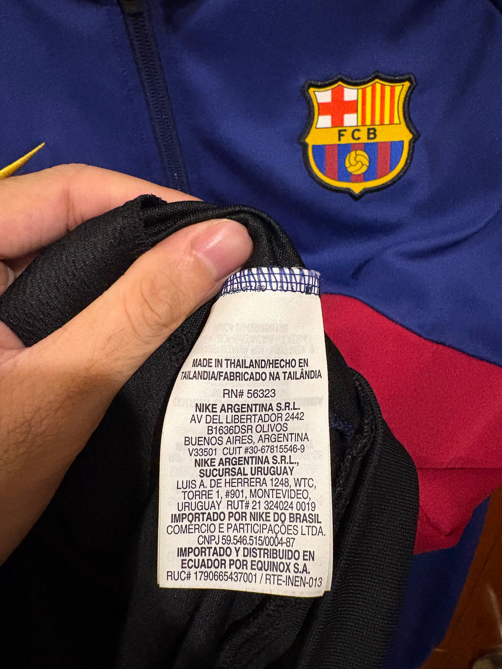 Chamarra Prematch 20/21 FC Barcelona