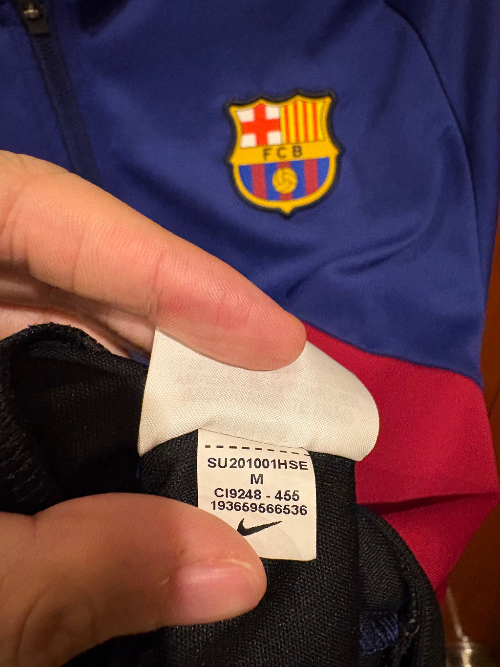 Chamarra Prematch 20/21 FC Barcelona