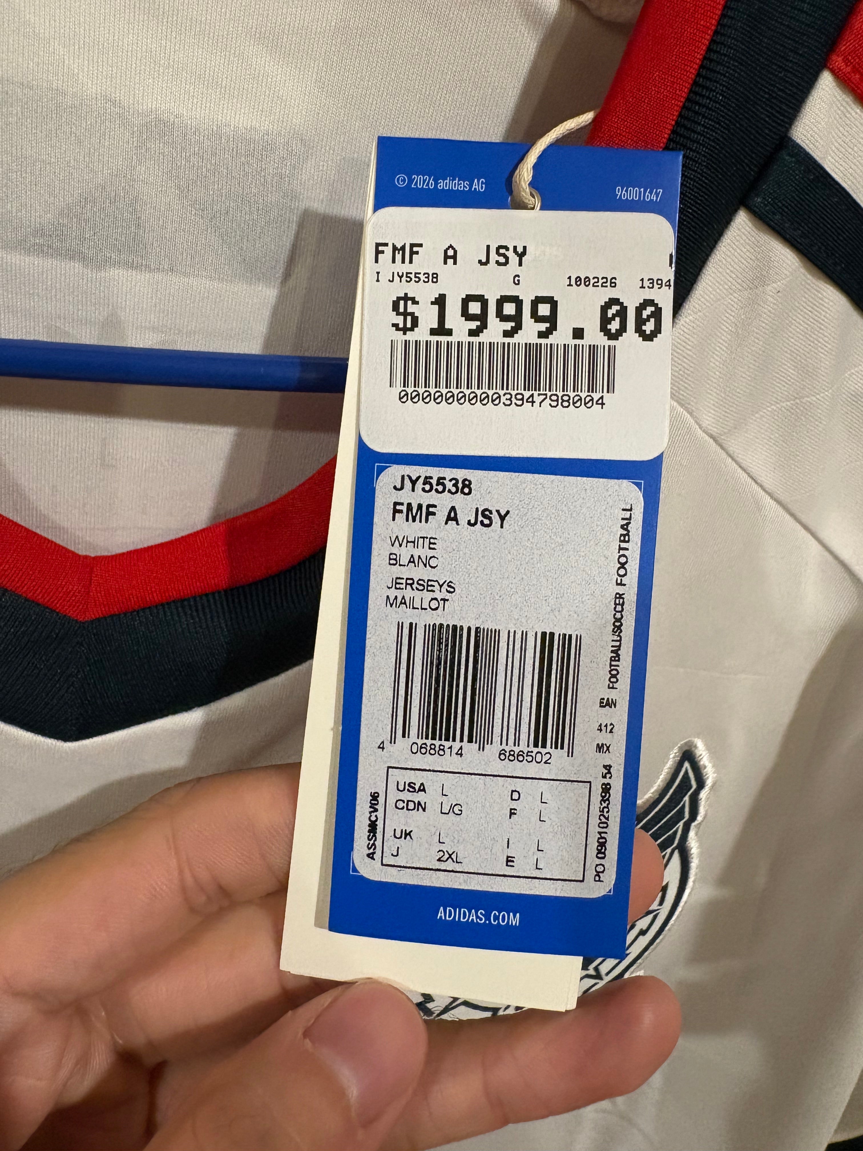 Jersey visitante Selección Nacional de Mexico 2026