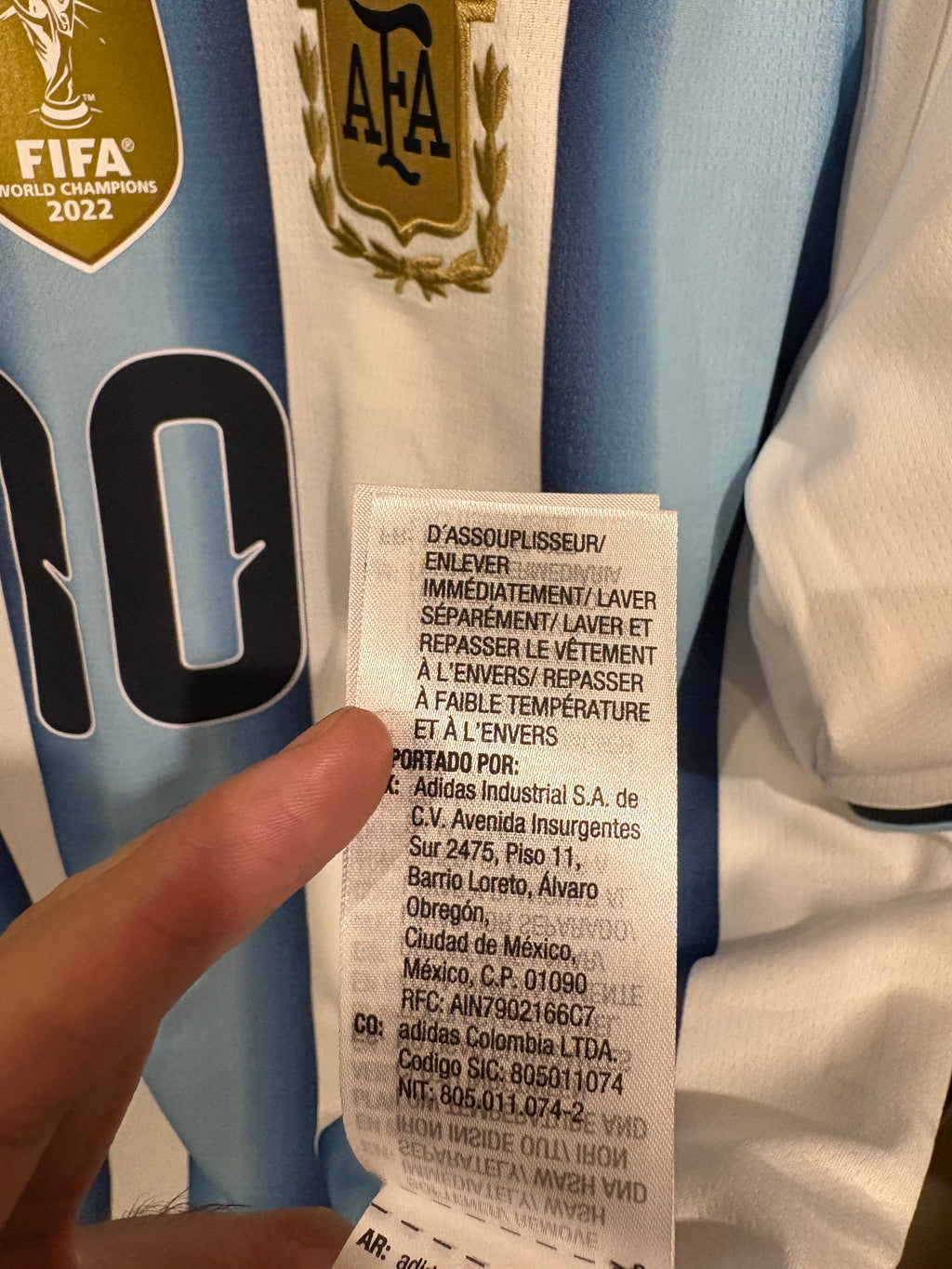 Jersey local Selección Nacional de Argentina 2026 (MESSI)