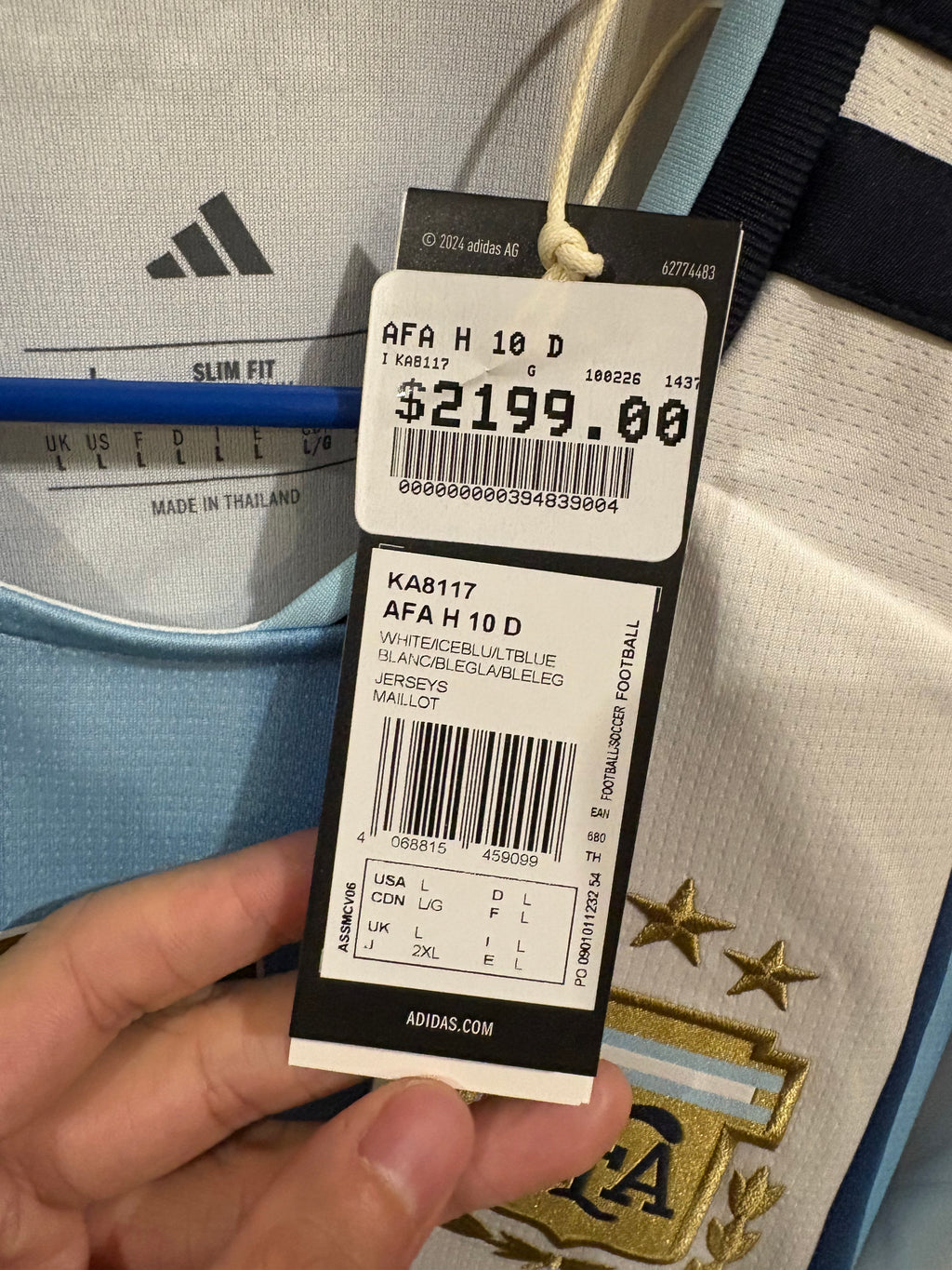 Jersey local Selección Nacional de Argentina 2026 (MESSI)
