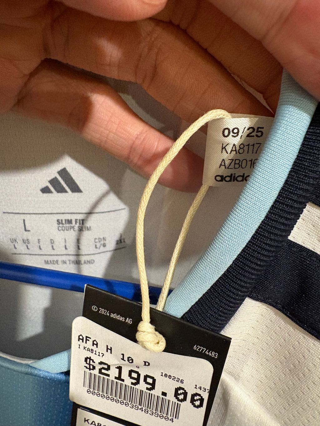 Jersey local Selección Nacional de Argentina 2026 (MESSI)