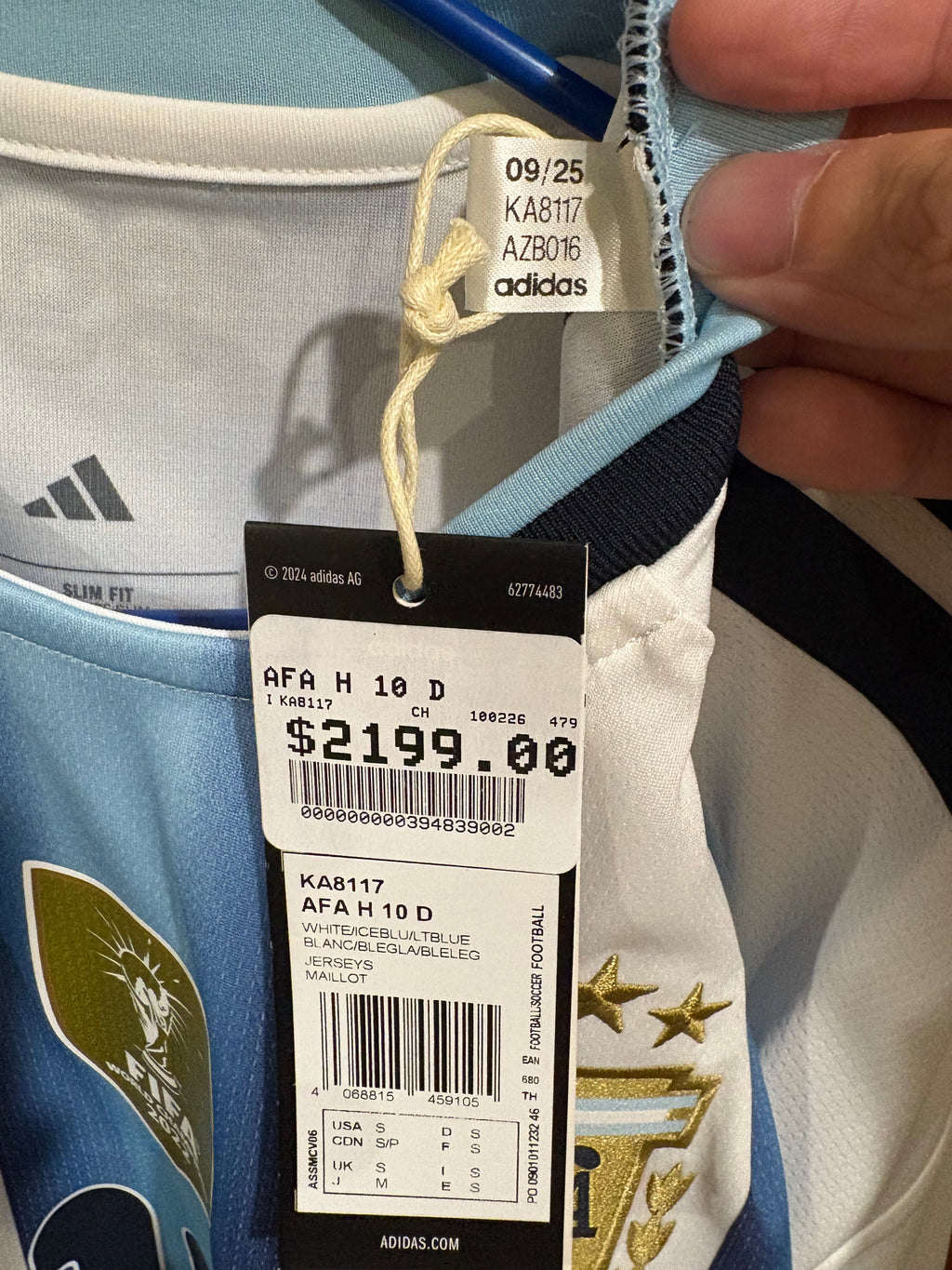 Jersey local Selección Nacional de Argentina 2026 (MESSI)