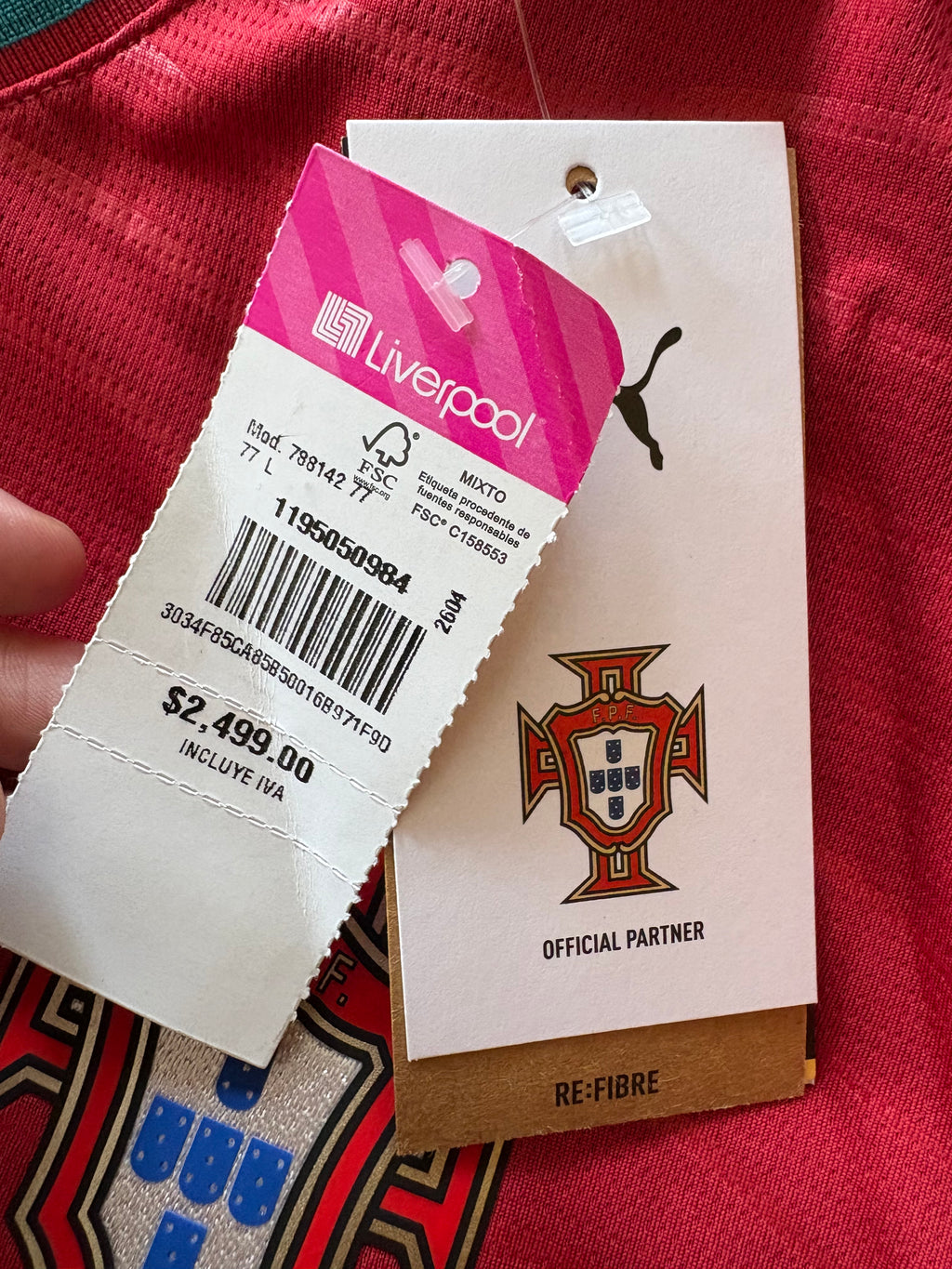 Jersey local Selección Nacional de Portugal 2026 (CRISTIANO RONALDO)