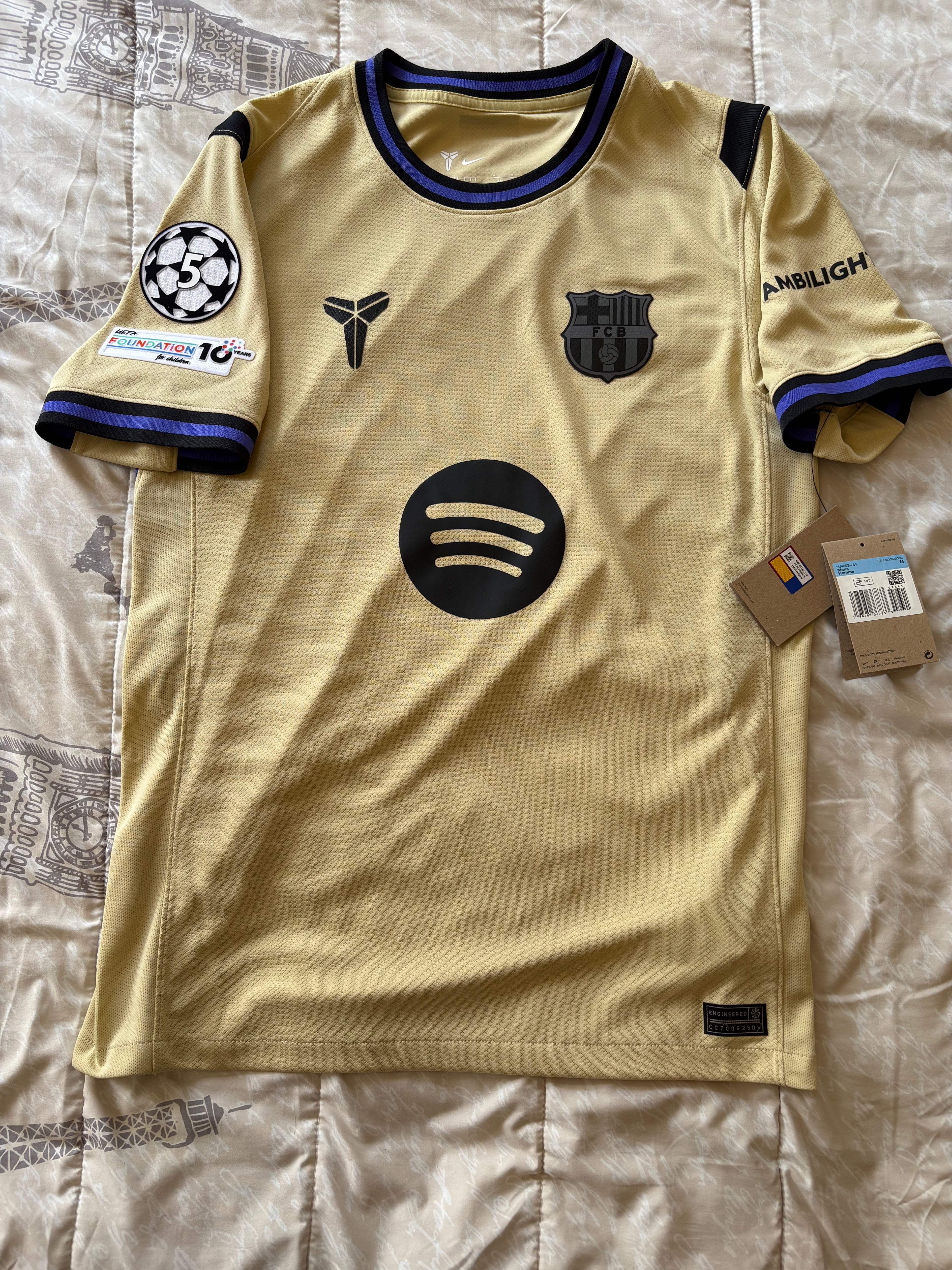 Jersey visitante 25/ 26 FC Barcelona (LEWANDOWSKI)
