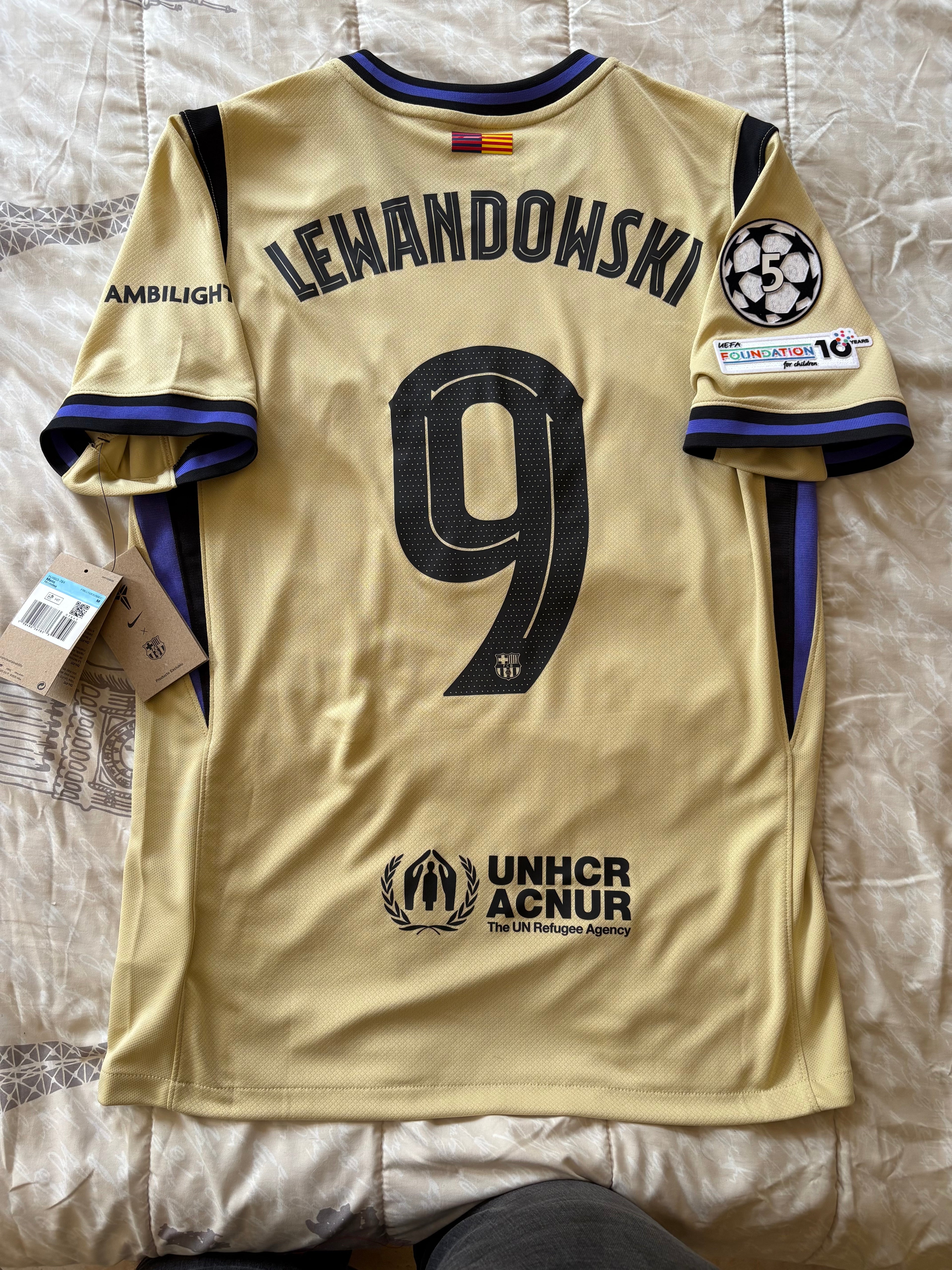 Jersey visitante 25/ 26 FC Barcelona (LEWANDOWSKI)