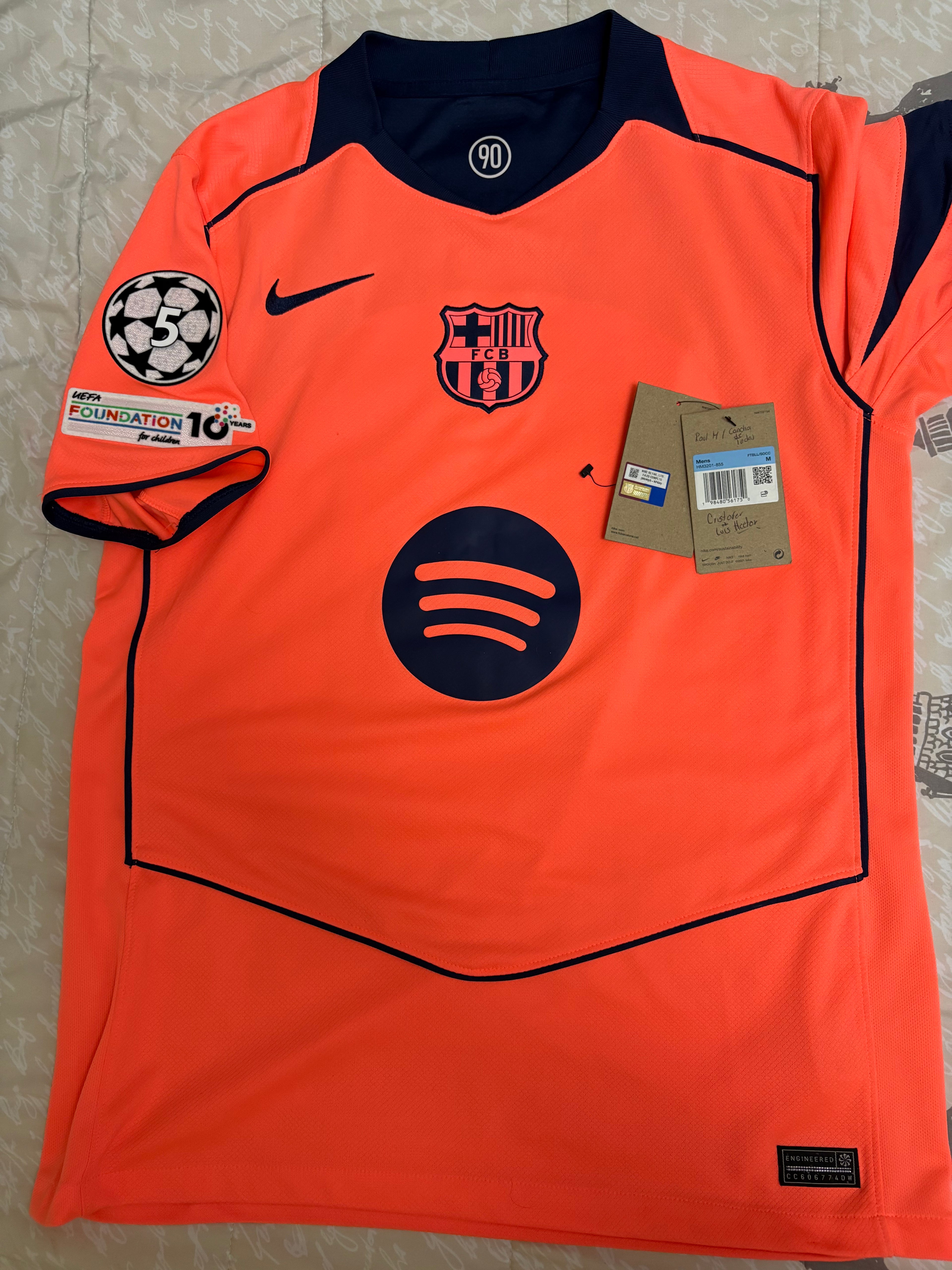 Jersey tercera equipacion FC Barcelona 25/26 (RAPHINHA)