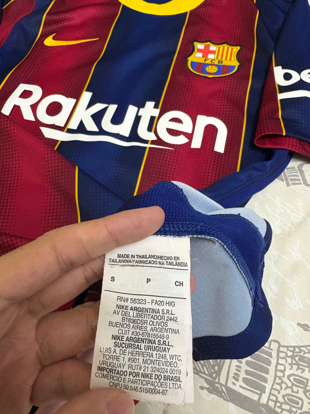 Jersey local FC Barcelona 20/21 TALLA S (MESSI)