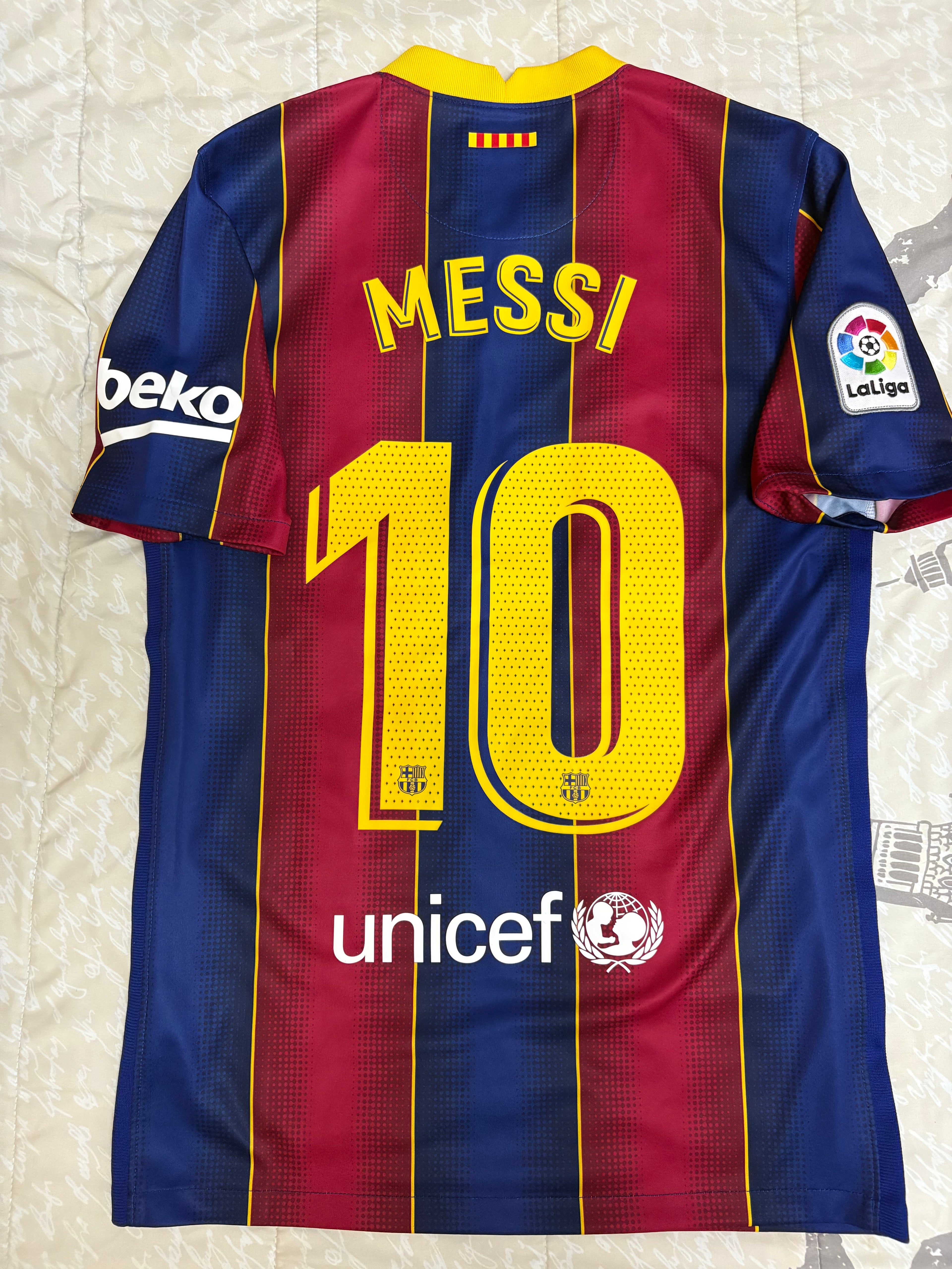 Jersey local FC Barcelona 20/21 TALLA S (MESSI)