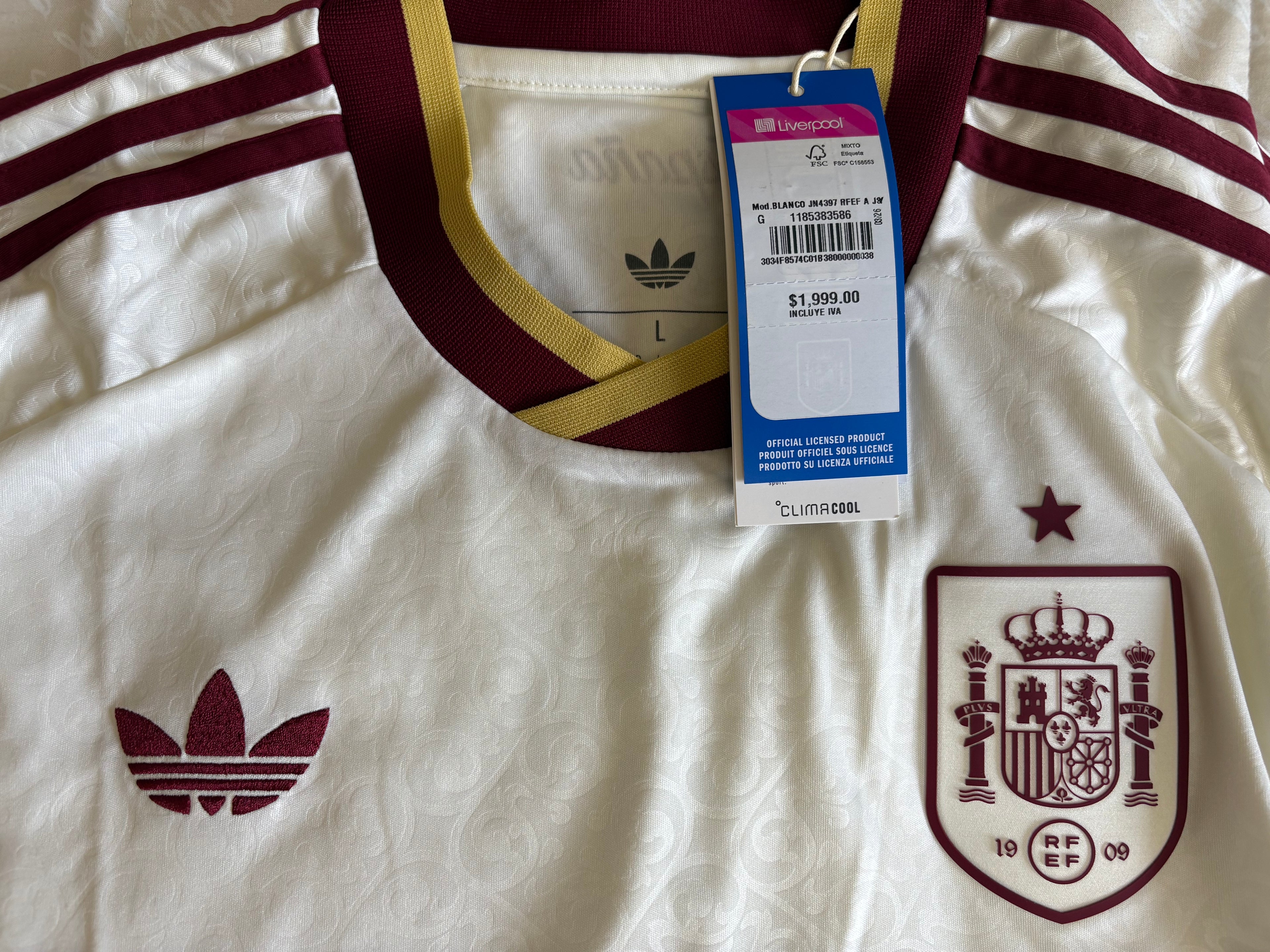 Jersey visita Seleccion Nacional de España 2026