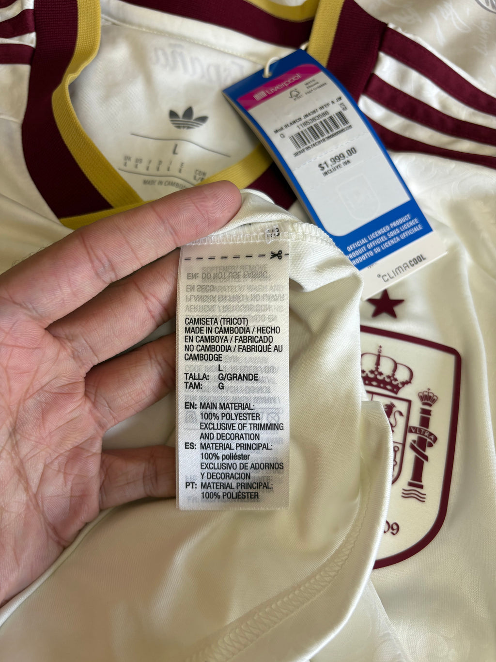 Jersey visita Seleccion Nacional de España 2026
