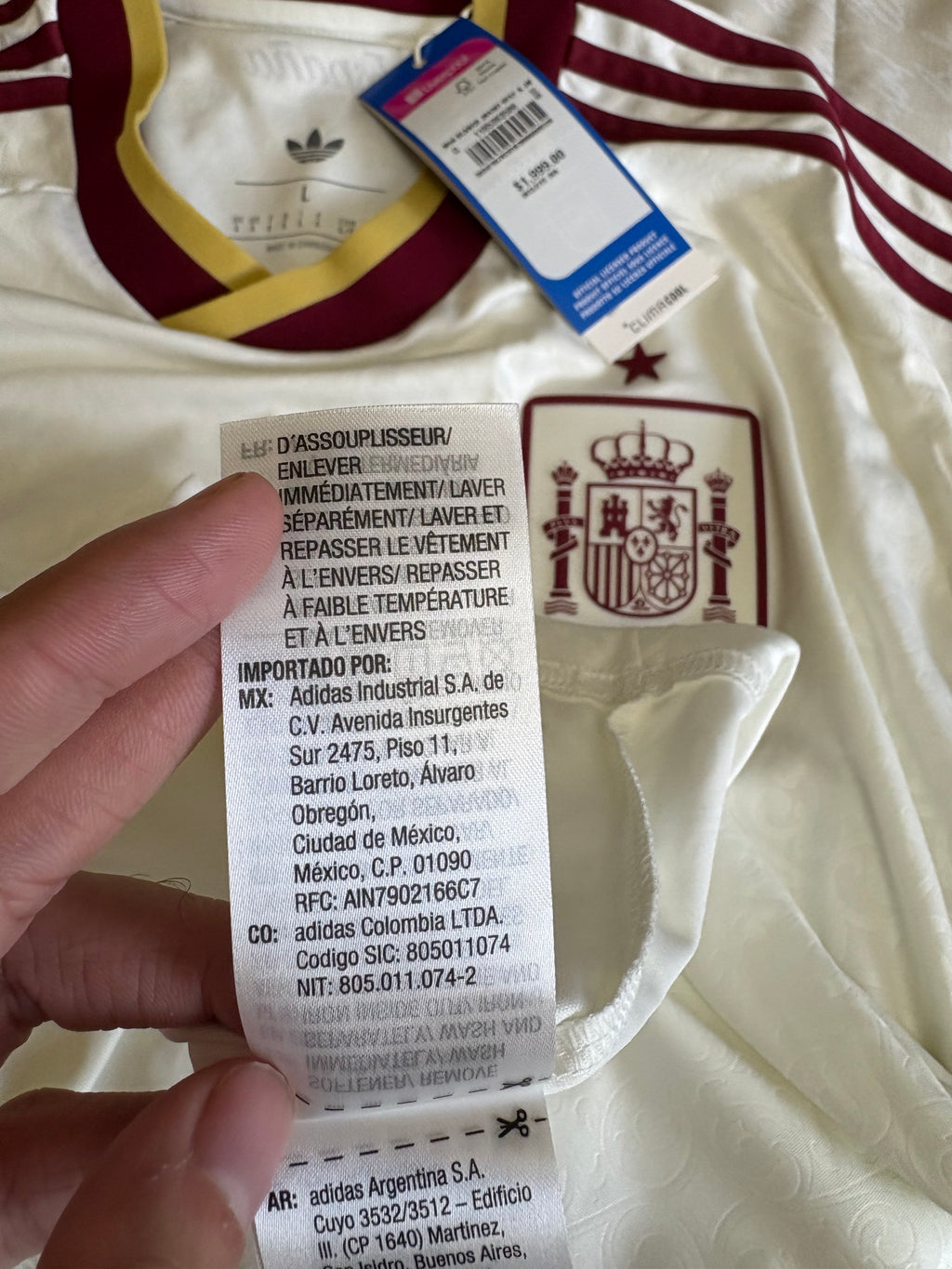 Jersey visita Seleccion Nacional de España 2026