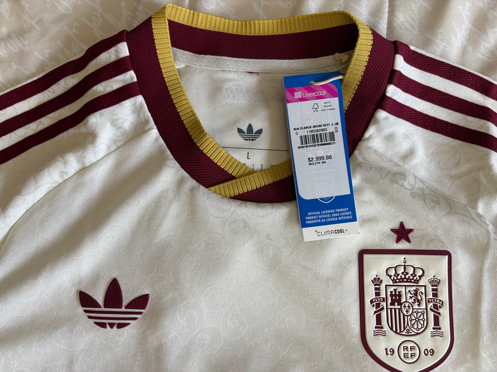 Jersey visitante Selección Nacional de España 2026