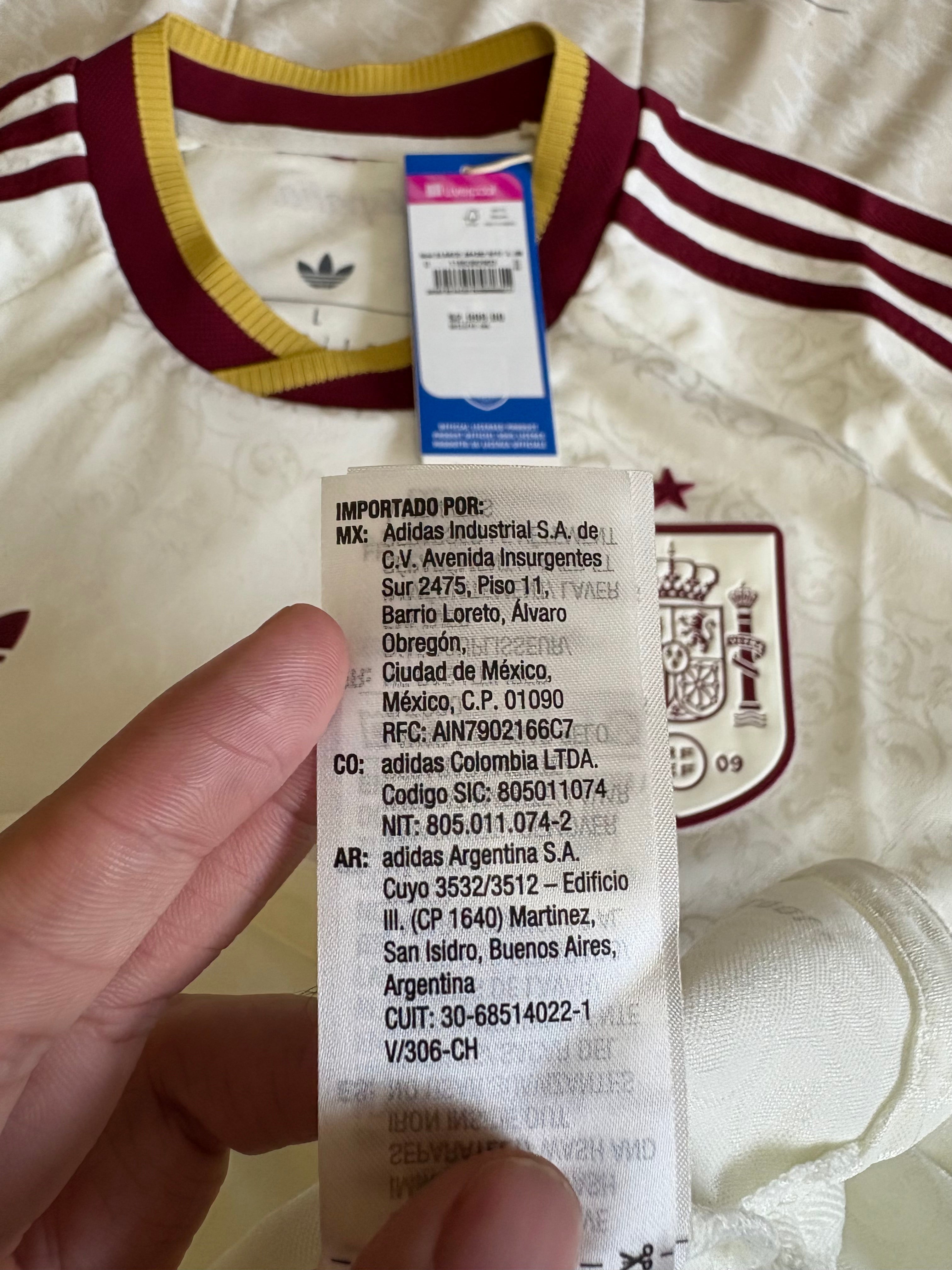 Jersey visitante Selección Nacional de España 2026