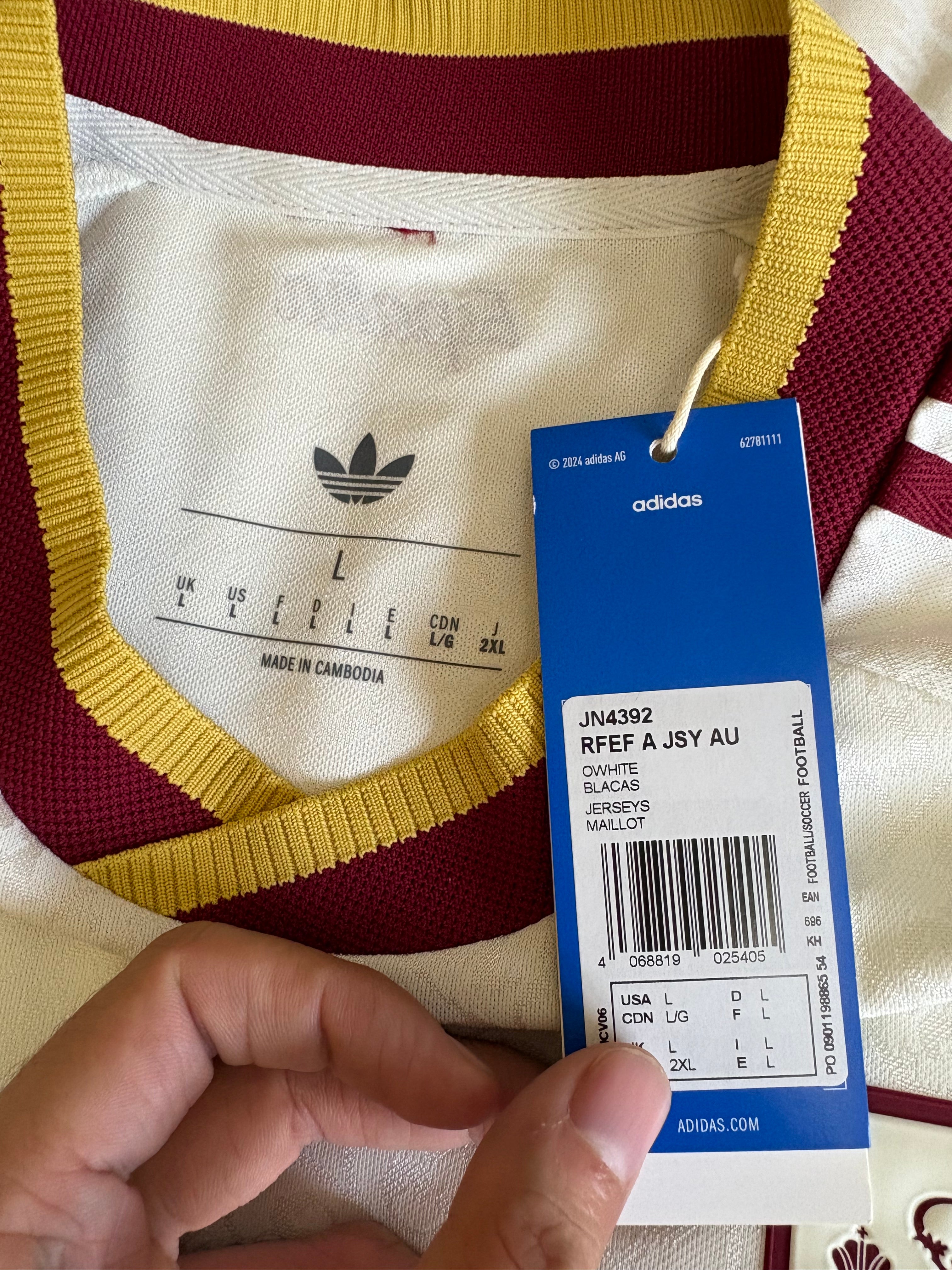 Jersey visitante Selección Nacional de España 2026