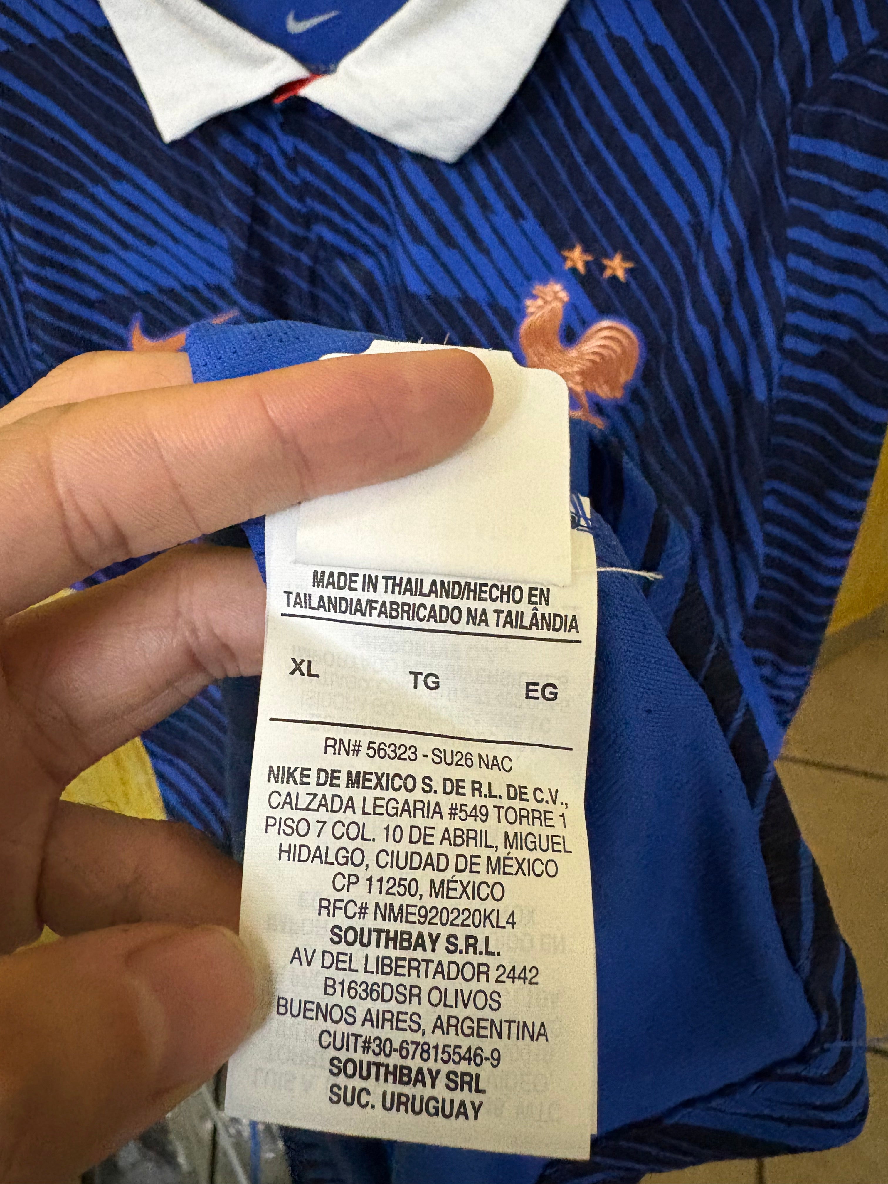Jersey local Selección Nacional de Francia 2026