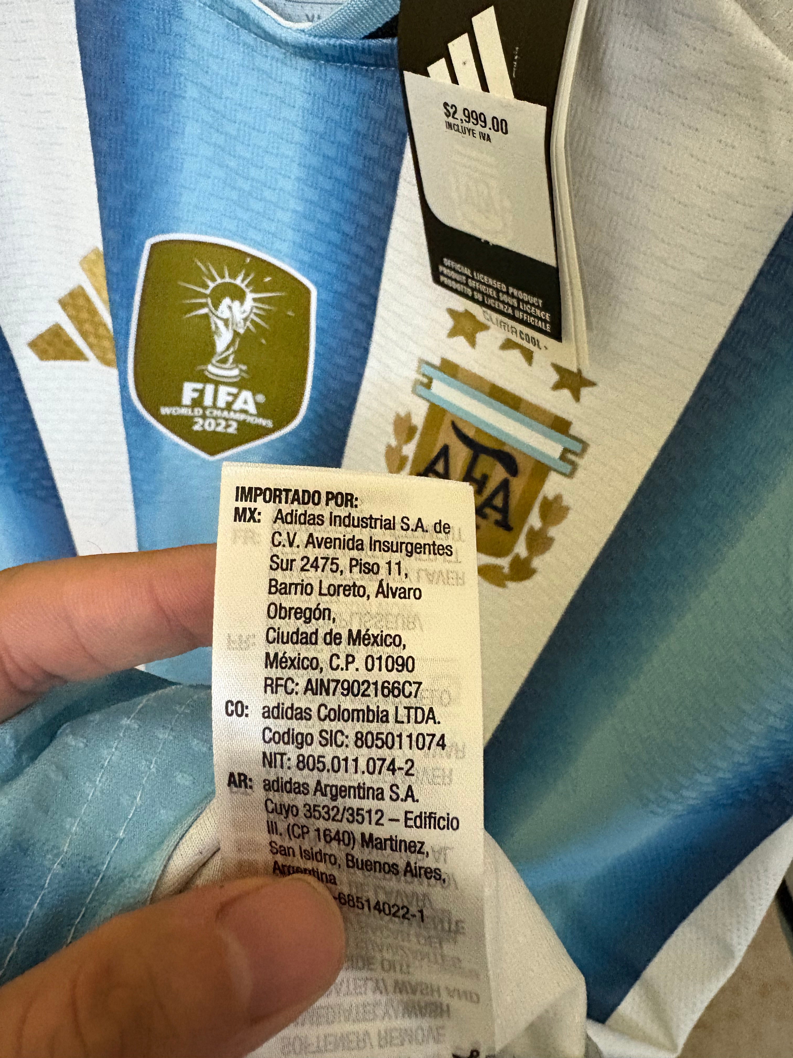 Jersey Selección Nacional de Argentina 2026