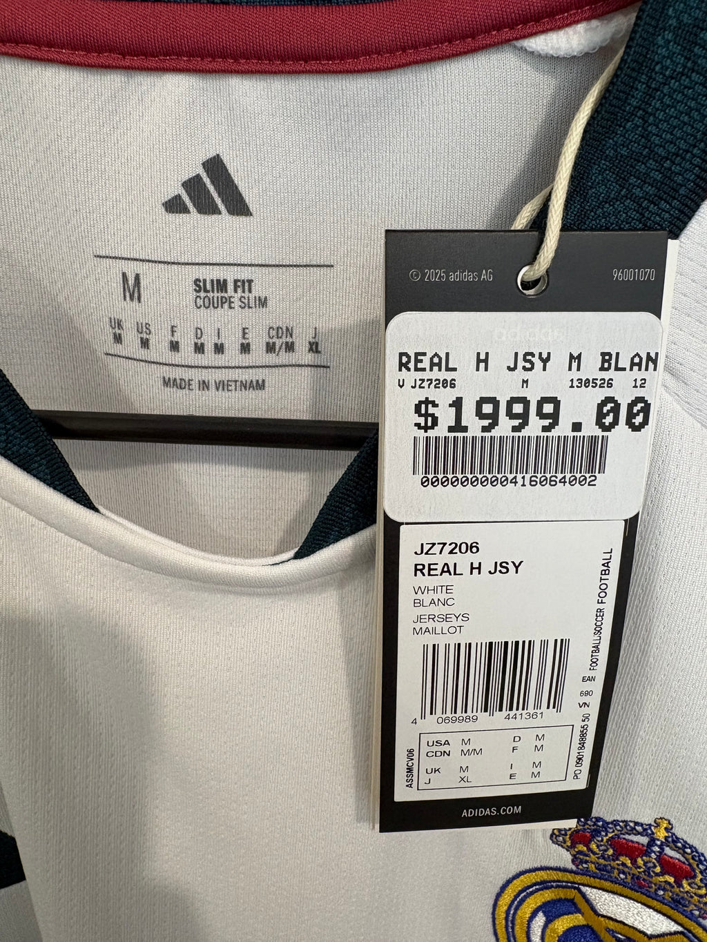 Jersey local Real Madrid 26/27