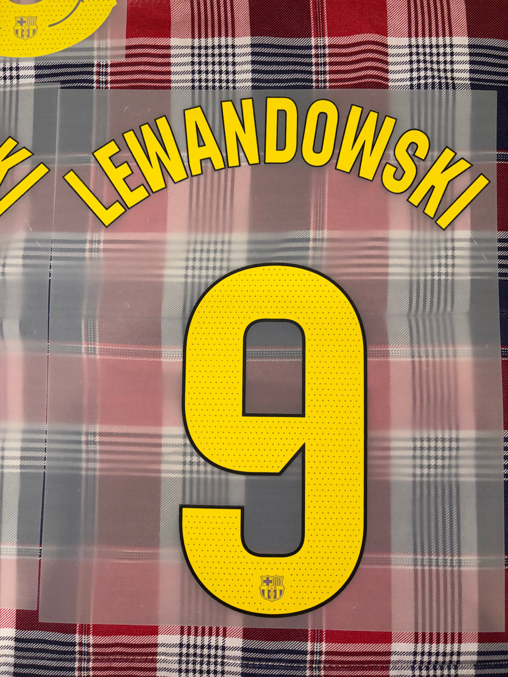 Dorsal original FC Barcelona 25/26  Lewandowski