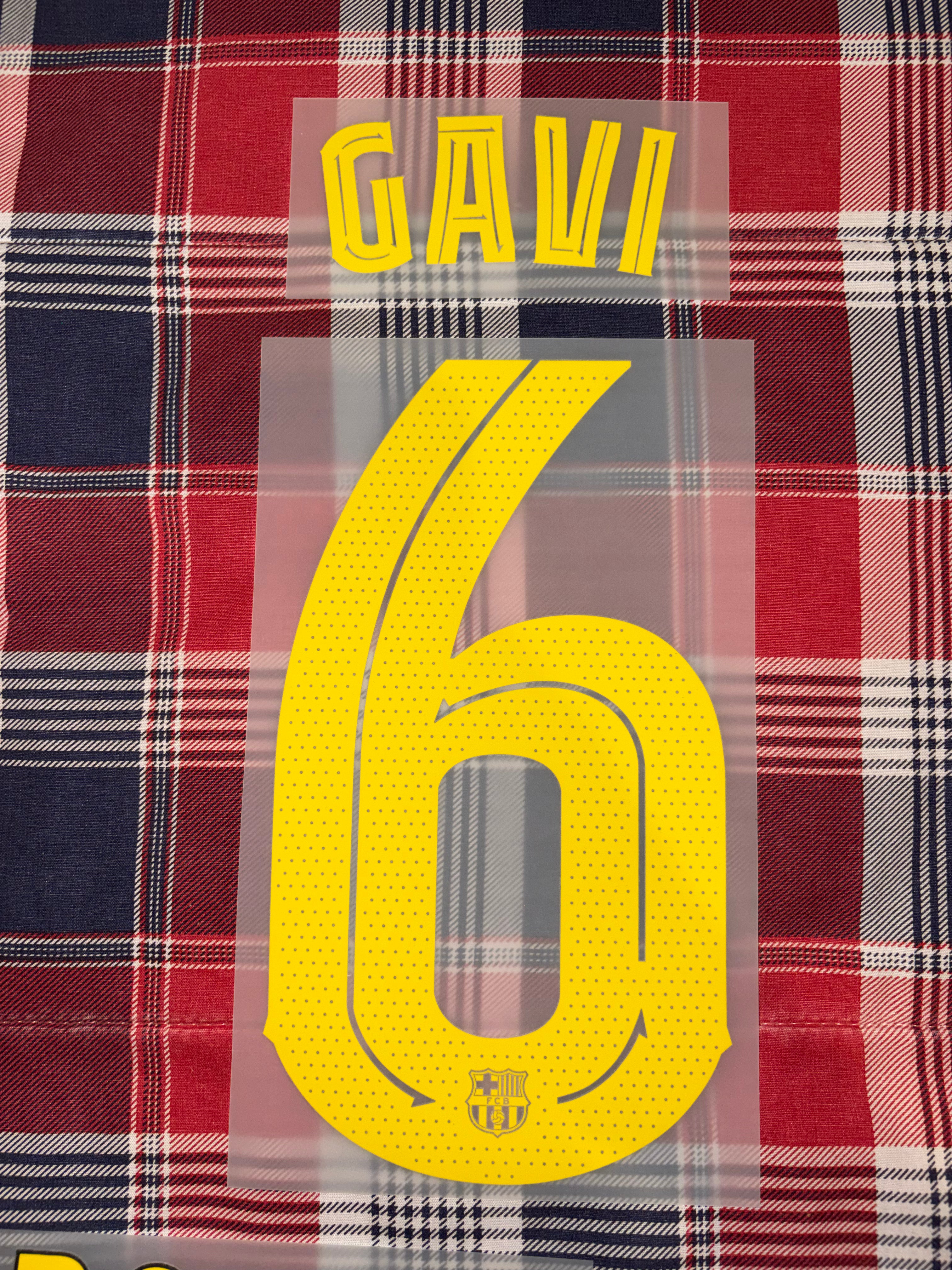 Dorsal original FC Barcelona 25/26 GAVI