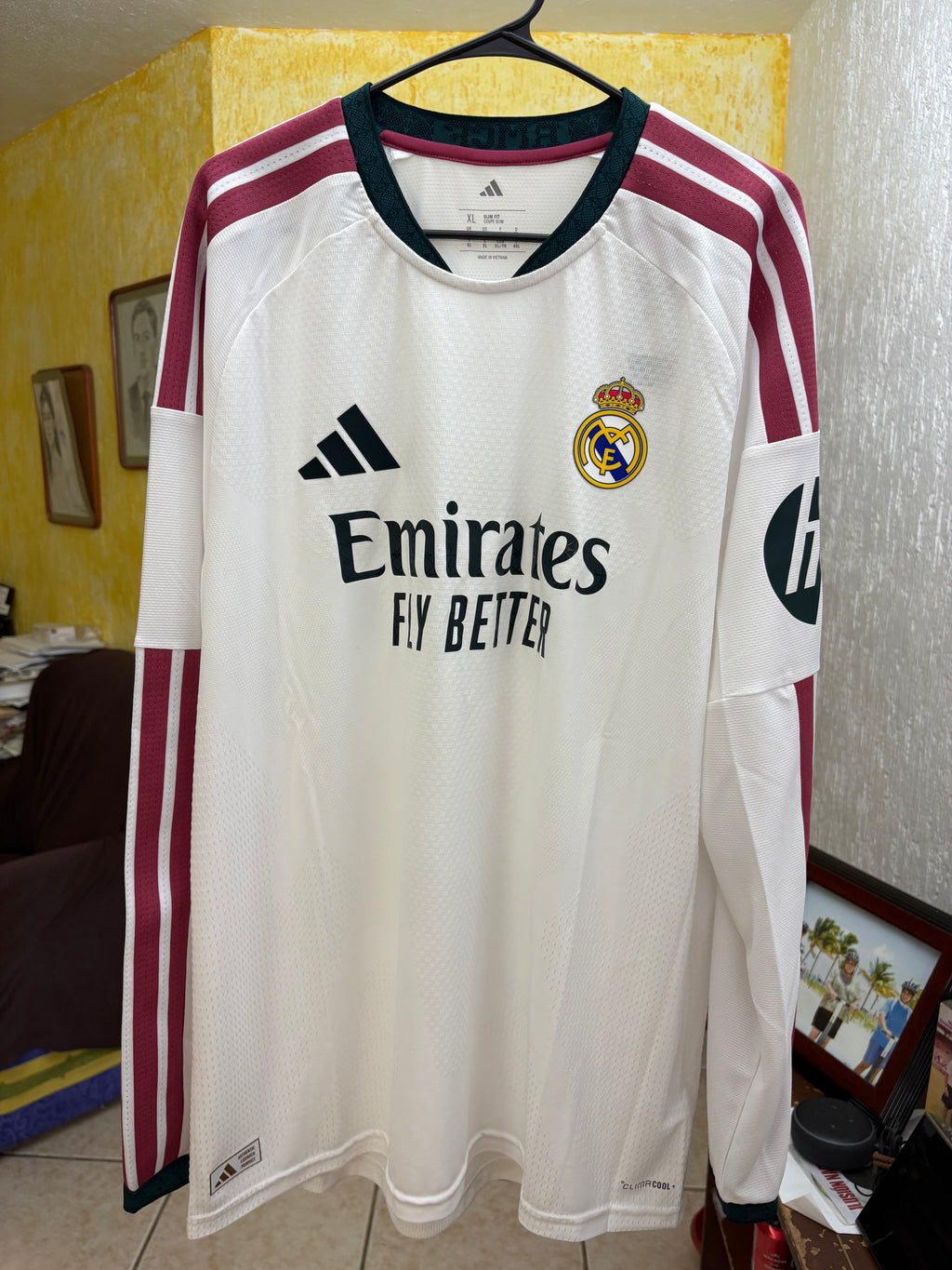 Jersey local Real Madrid 26/27 MANGA LARGA