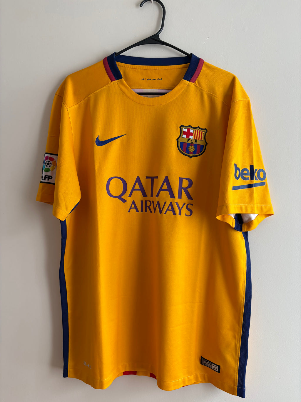 Jersey visitante FC Barcelona 15/16