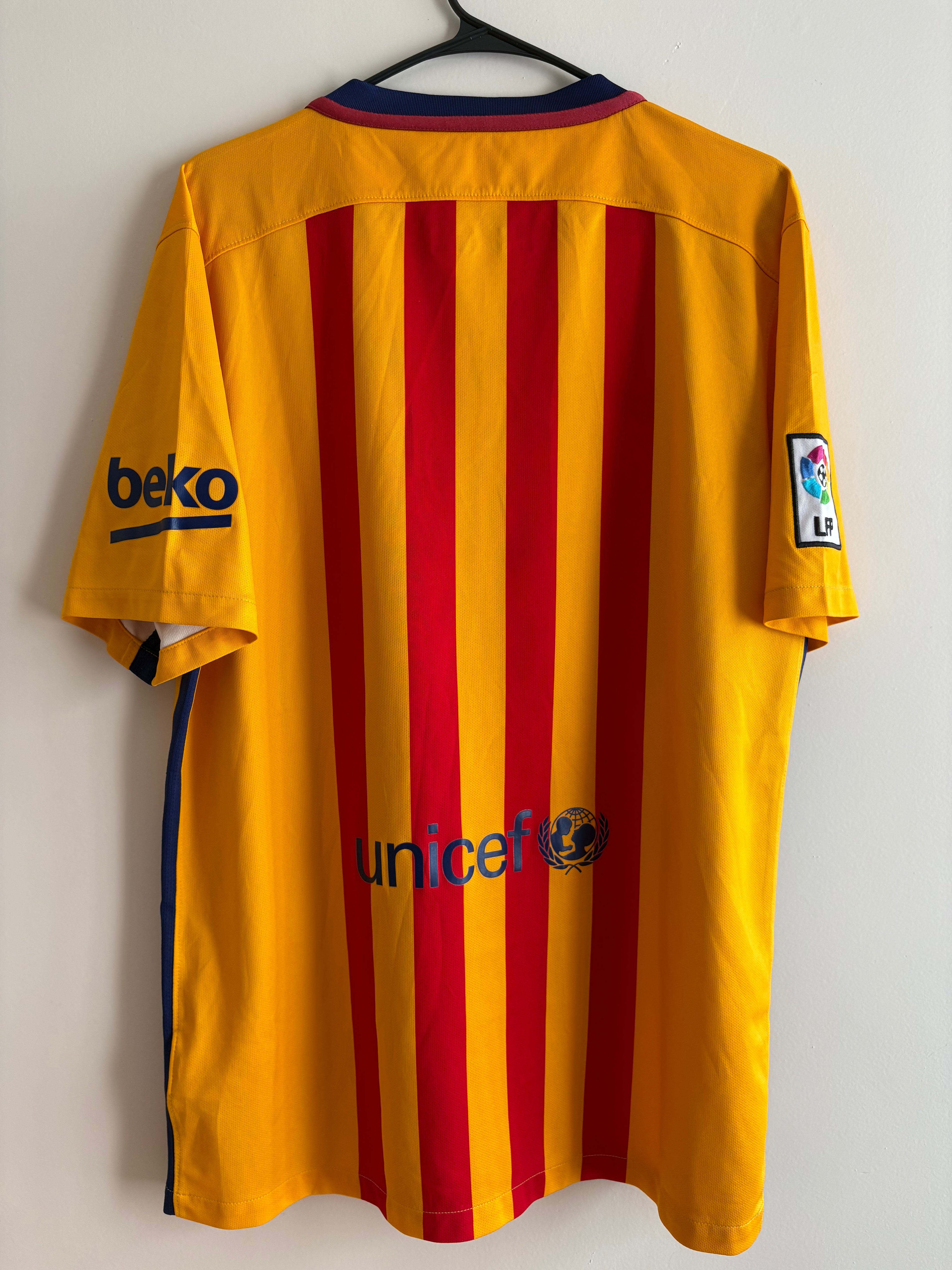 Jersey visitante FC Barcelona 15/16