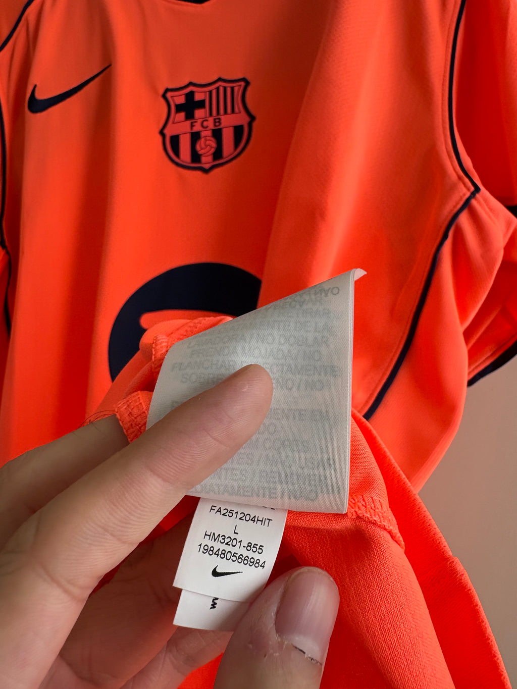 Jersey tercera equipación FC Barcelona 25/26