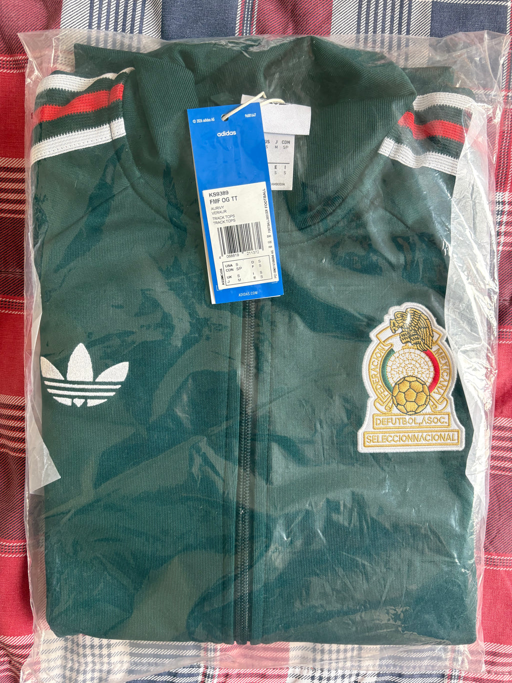 Chamarra Adidas Original Selección Nacional de México