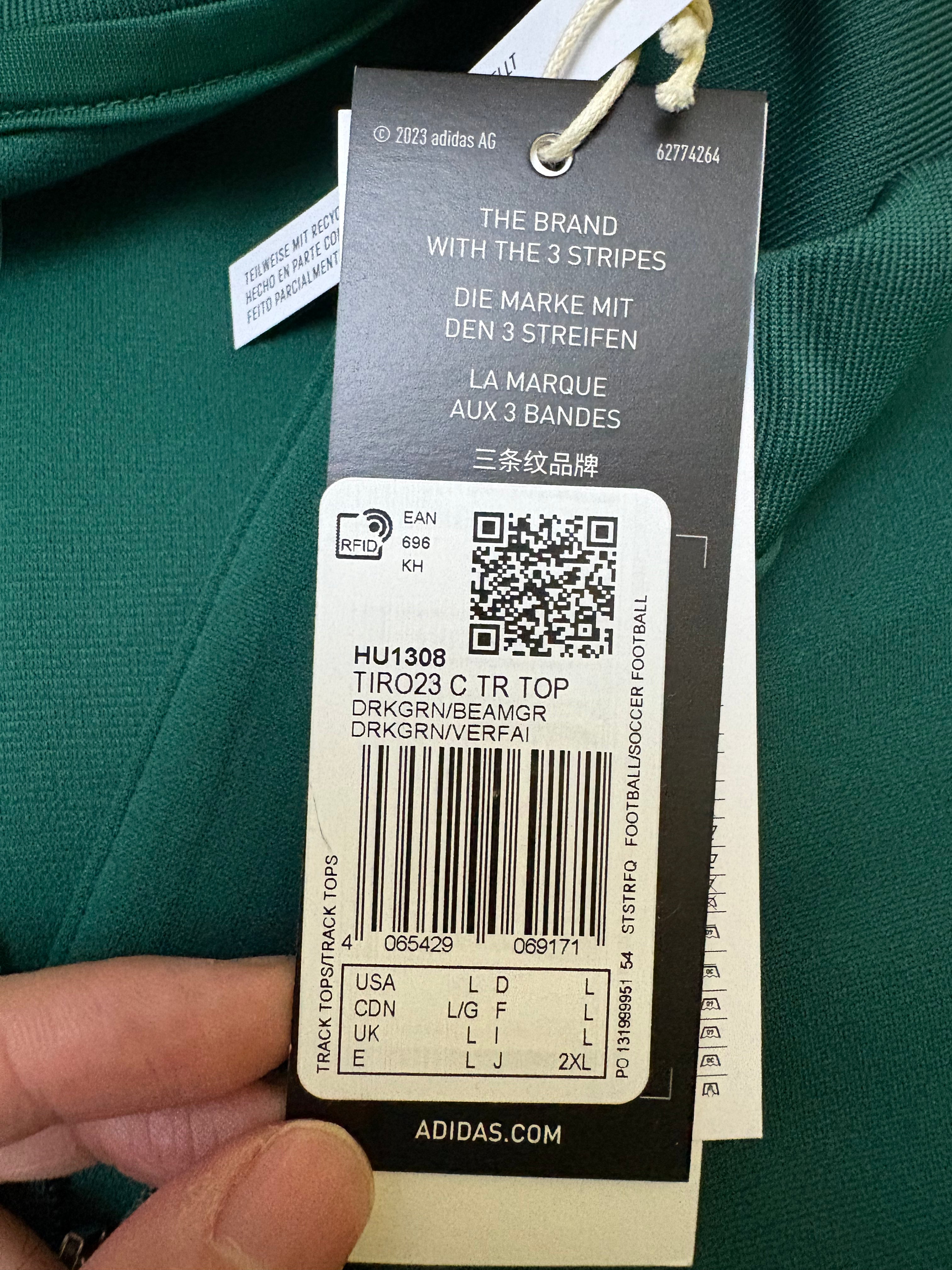 Sudadera de entrenamiento Adidas Tiro 23 Competition (CON ESCUDO SELECCIÓN NACIONAL DE MÉXICO APLICADO)