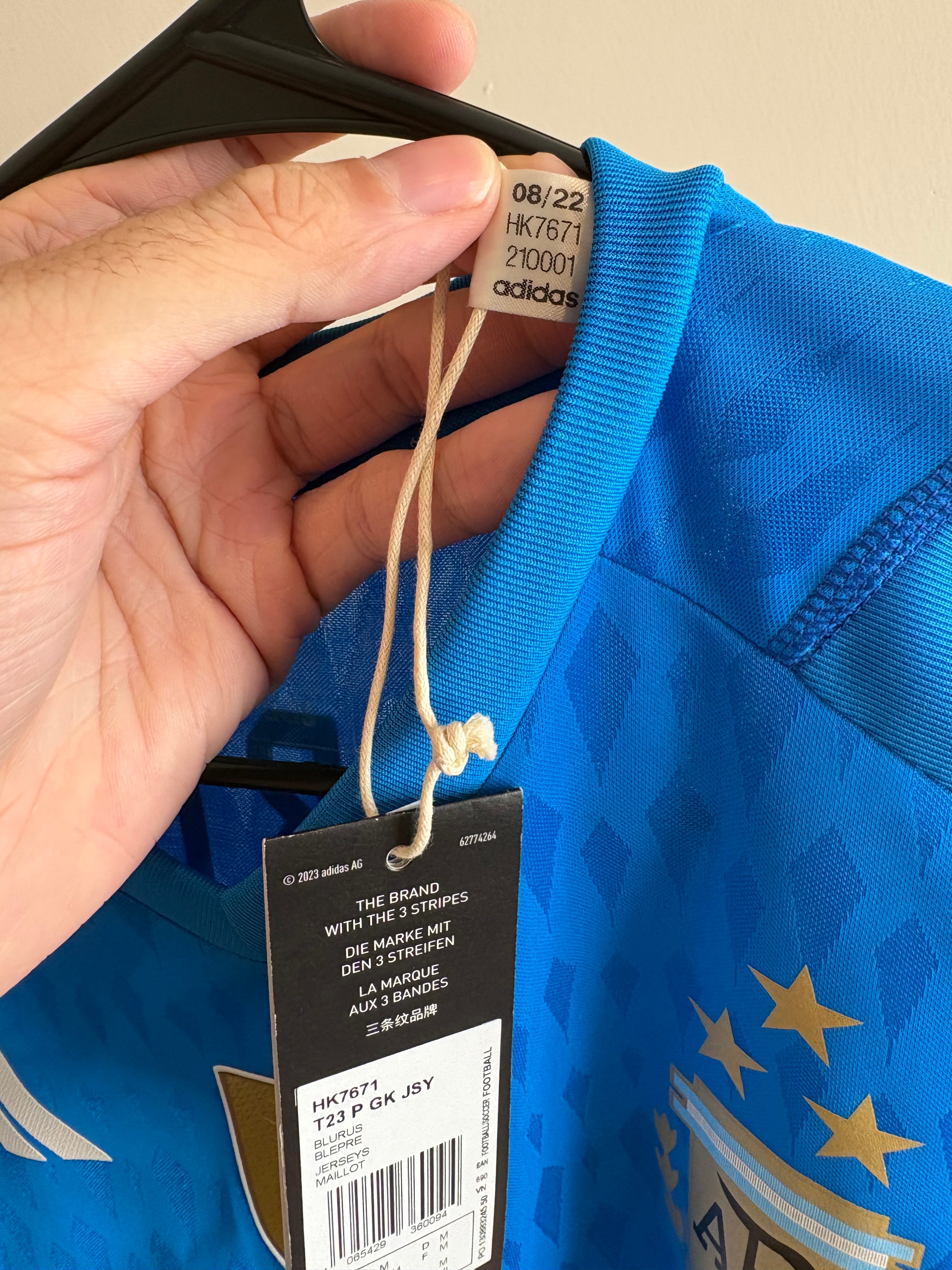 JERSEY DE PORTERO SELECCION NACIONAL DE ARGENTINA DIBU MARTINEZ