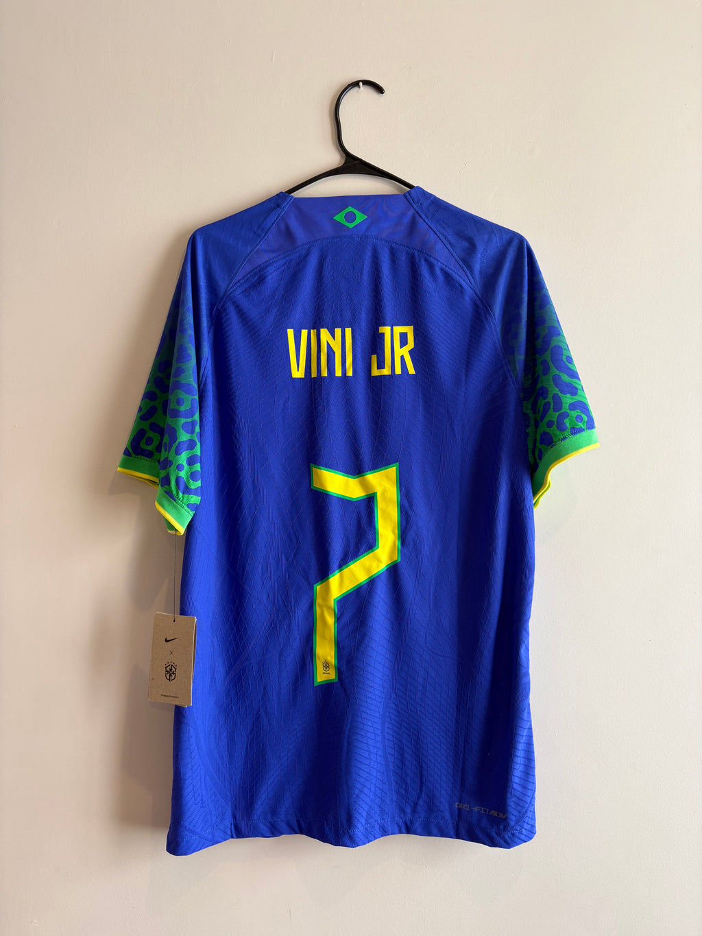 Jersey visitante Brasil 2022  VINI JR