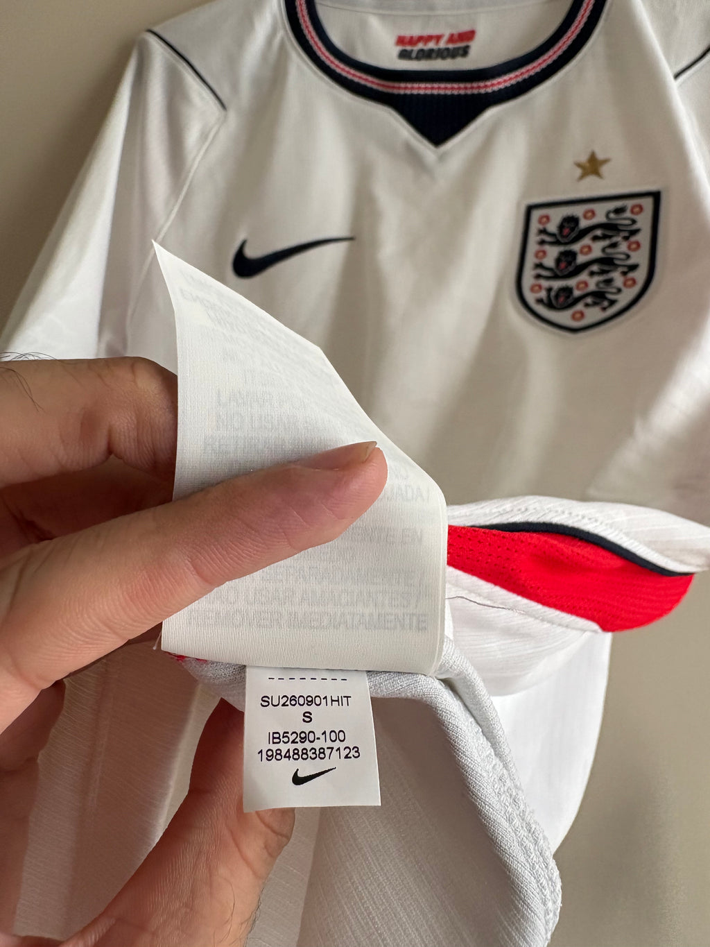 Jersey local Selección Nacional de  Inglaterra 26/27