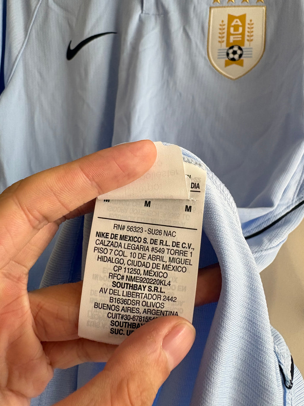 Jersey local Selección Nacional de Uruguay 26/27