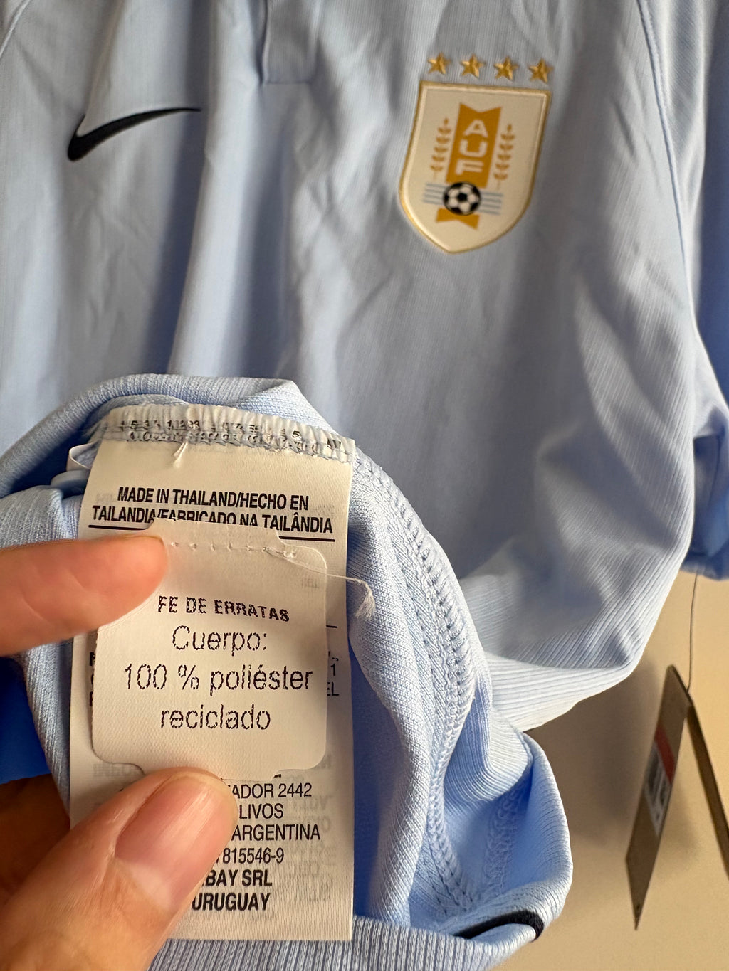 Jersey local Selección Nacional de Uruguay 26/27